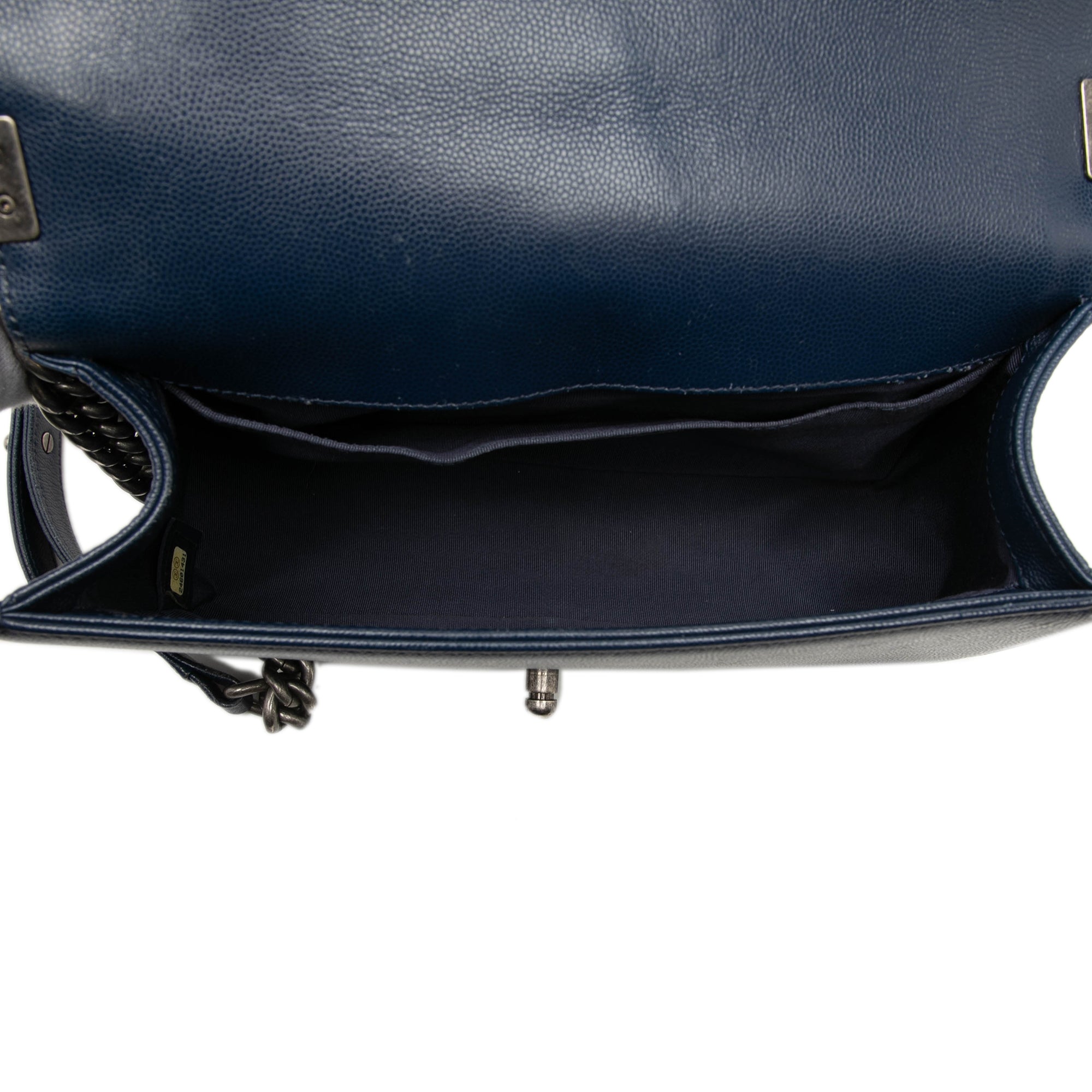 Chanel Old Medium Chevron Caviar Boy Flap - image 4