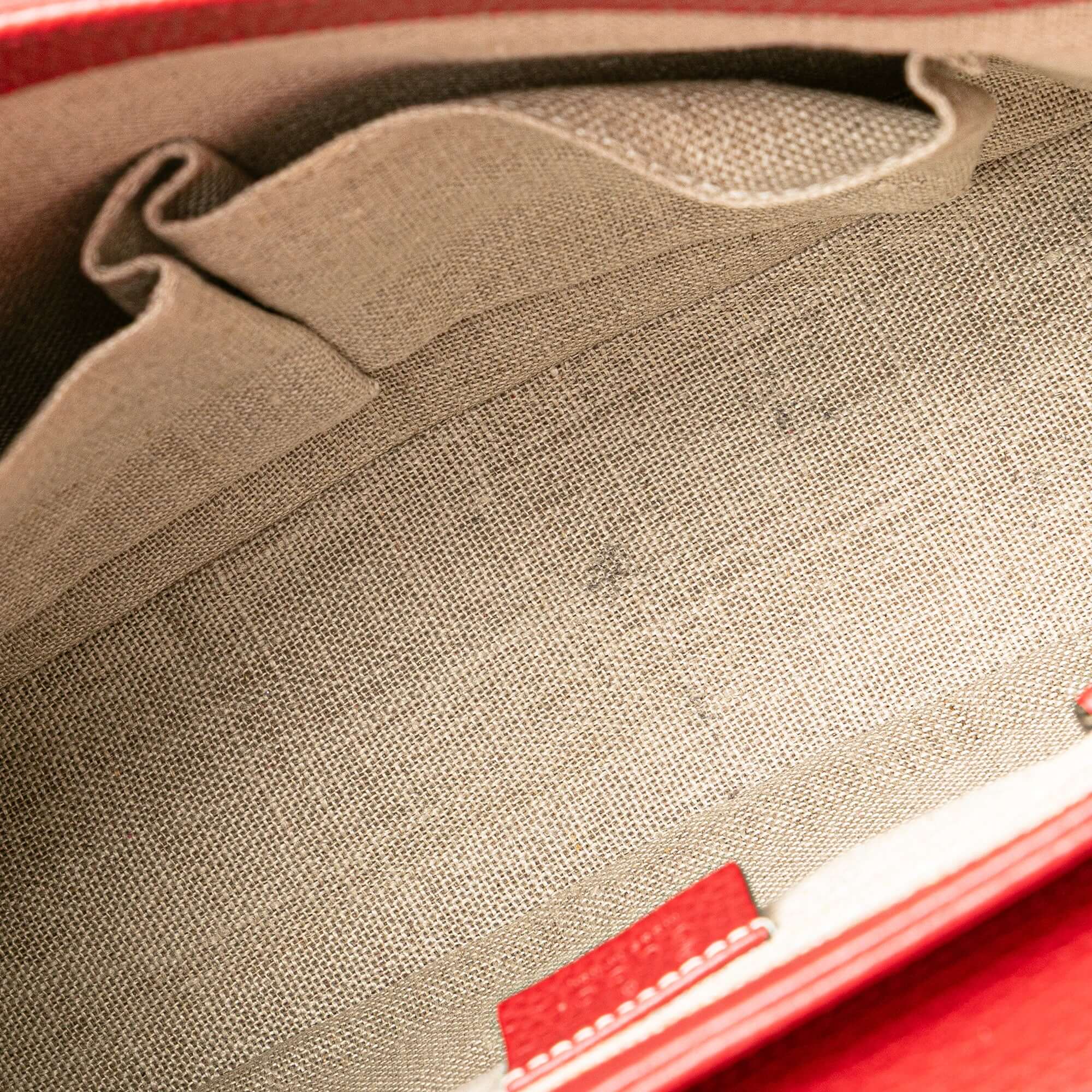 Gucci Medium Dollar Calf Interlocking G Satchel