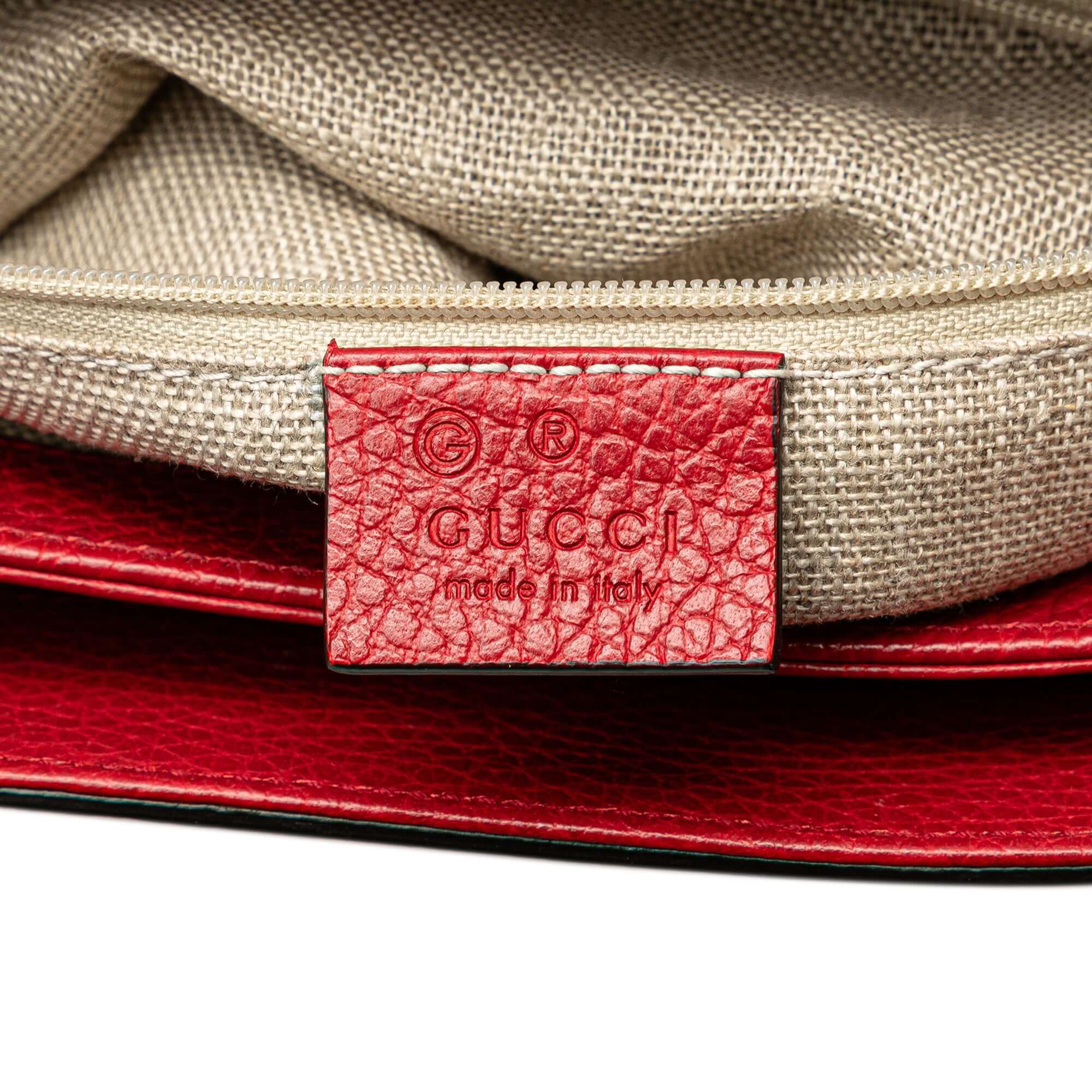 Gucci Medium Dollar Calf Interlocking G Satchel