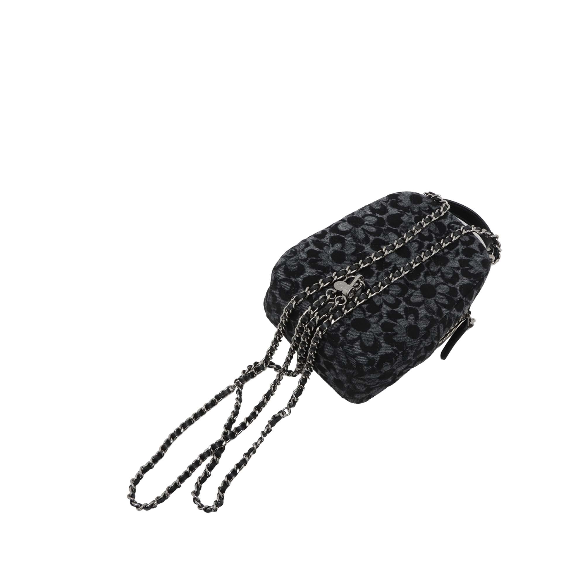 Chanel Canvas Camellia Backpack - image 9