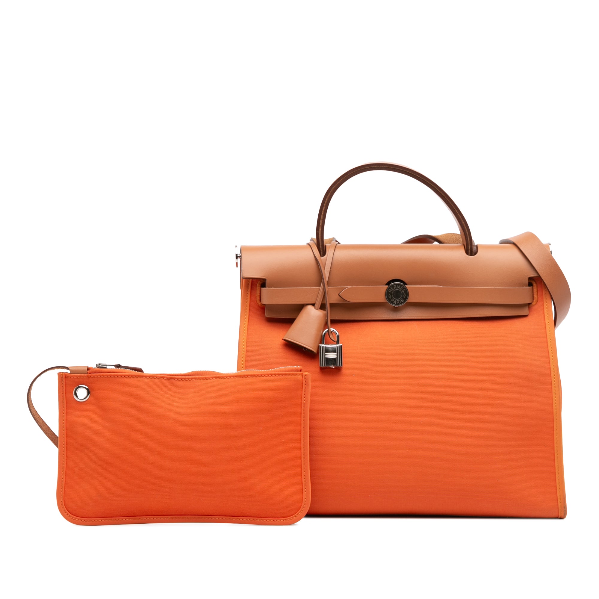 Hermès Toile Herbag Zip 31 - image 13