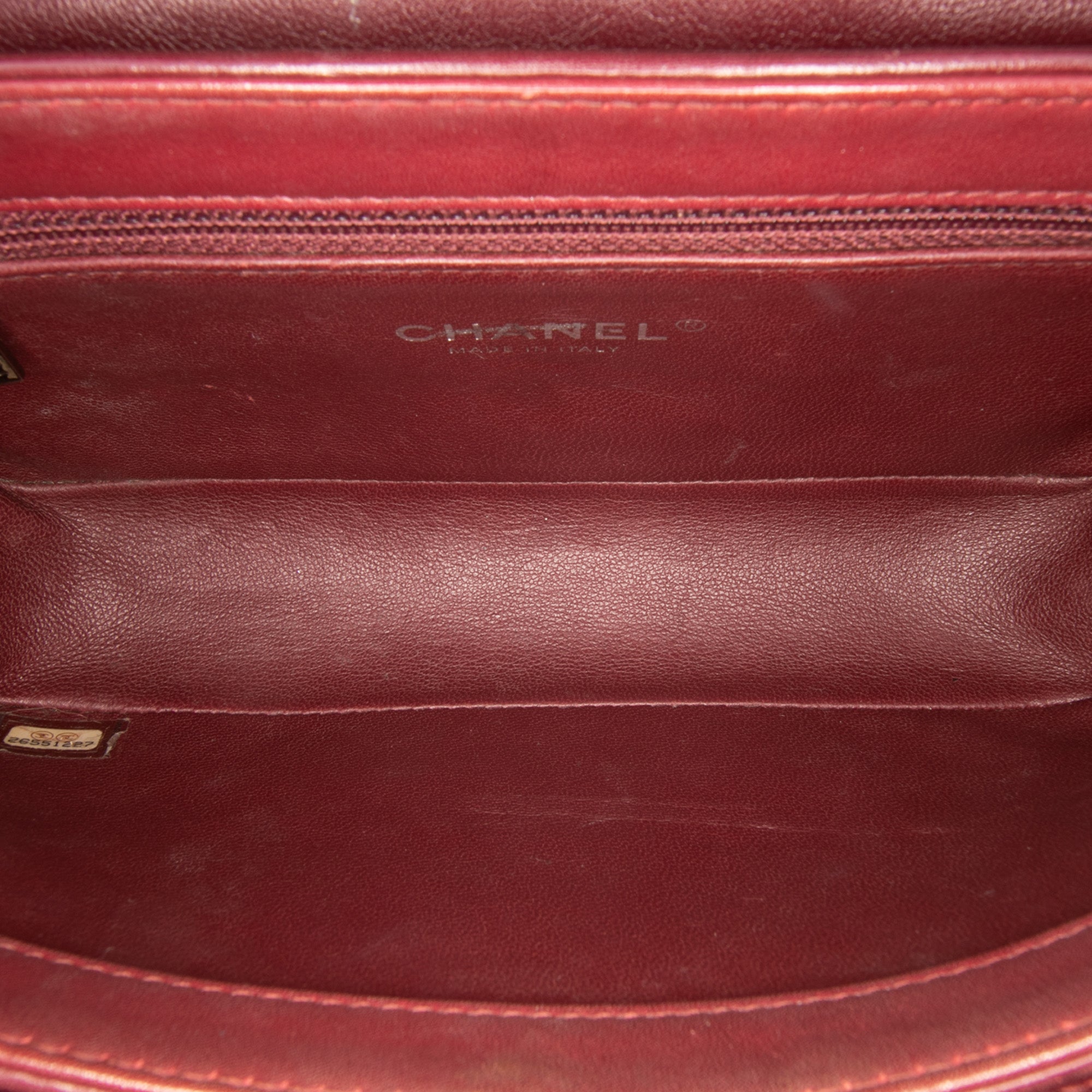 Chanel CC Stitched Calfskin Chain Flap - image 4