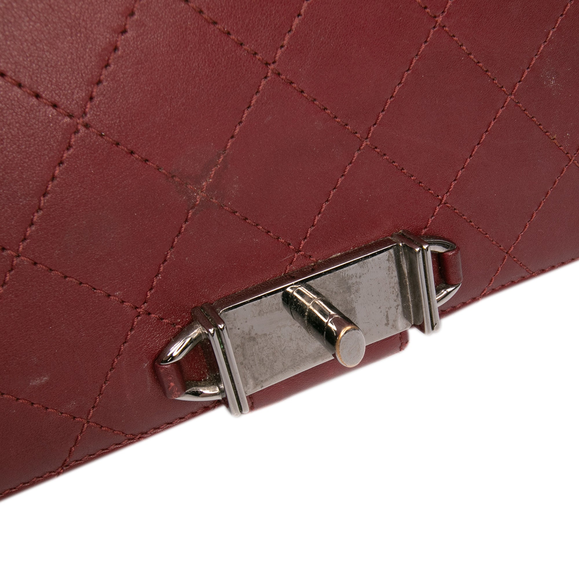 Chanel CC Stitched Calfskin Chain Flap - image 8