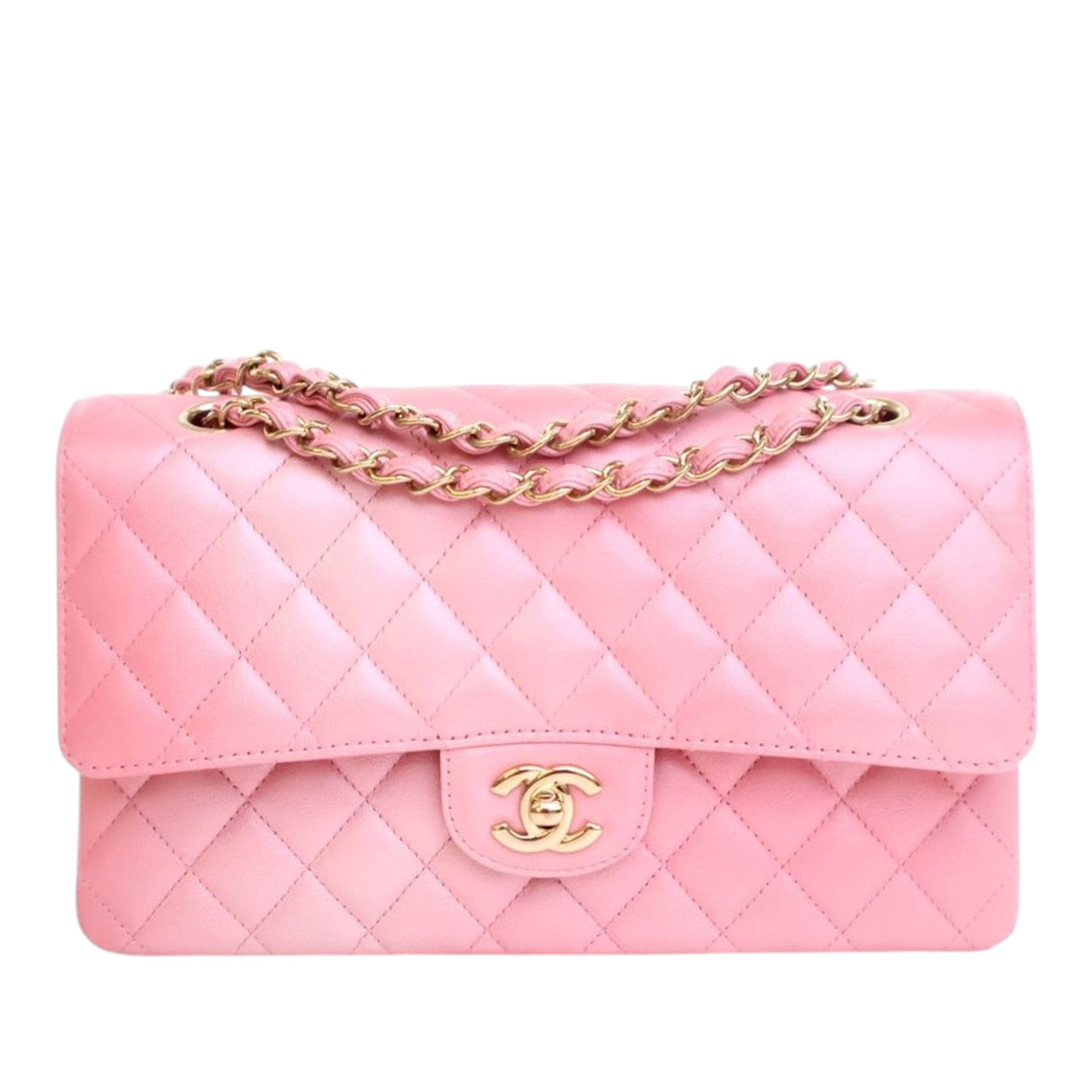 Chanel Medium Classic Iridescent Lambskin Double Flap - image 1