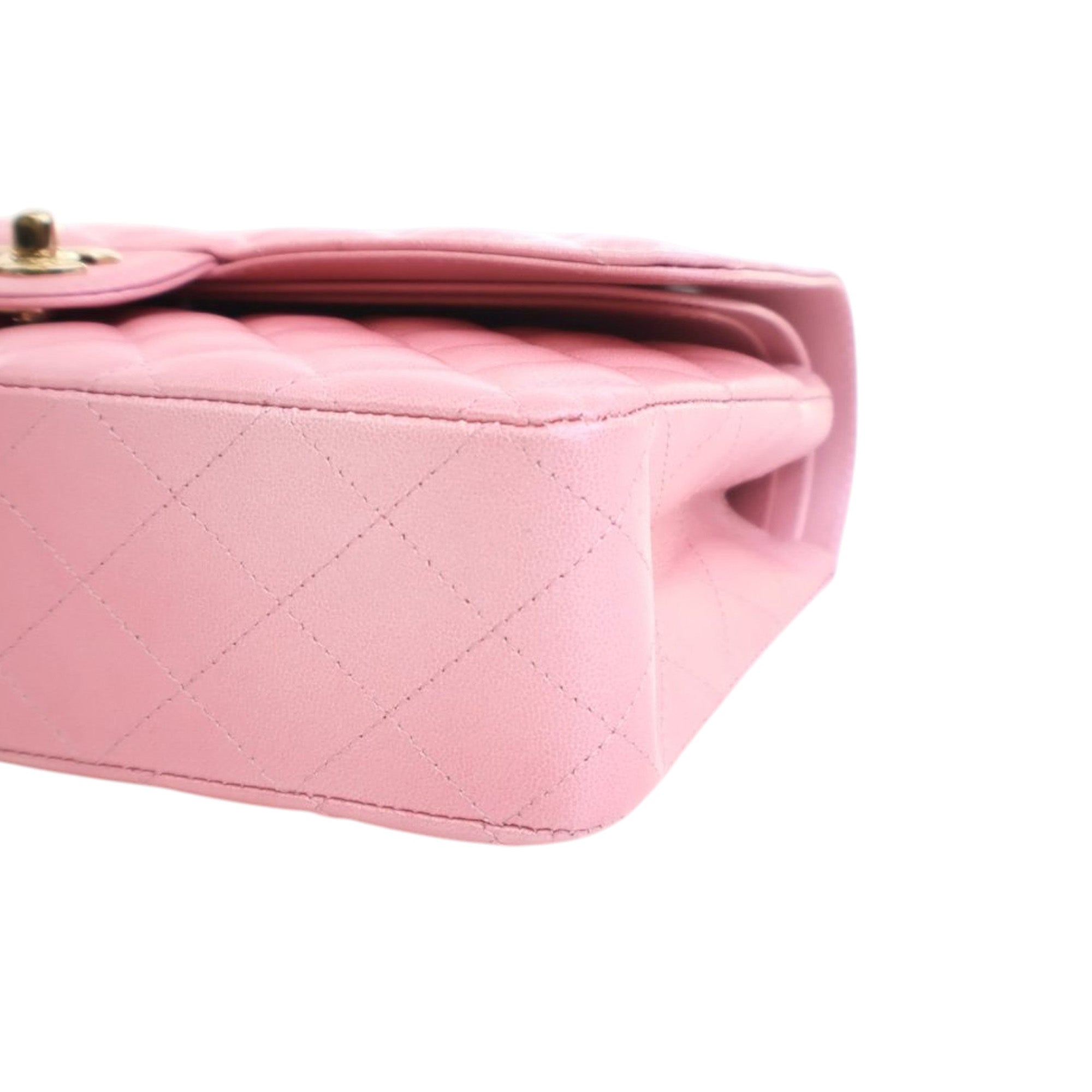 Chanel Medium Classic Iridescent Lambskin Double Flap - image 10