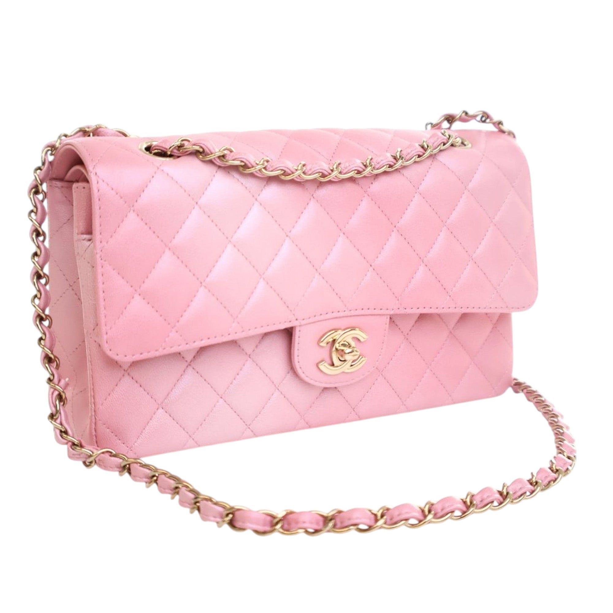 Chanel Medium Classic Iridescent Lambskin Double Flap - image 2