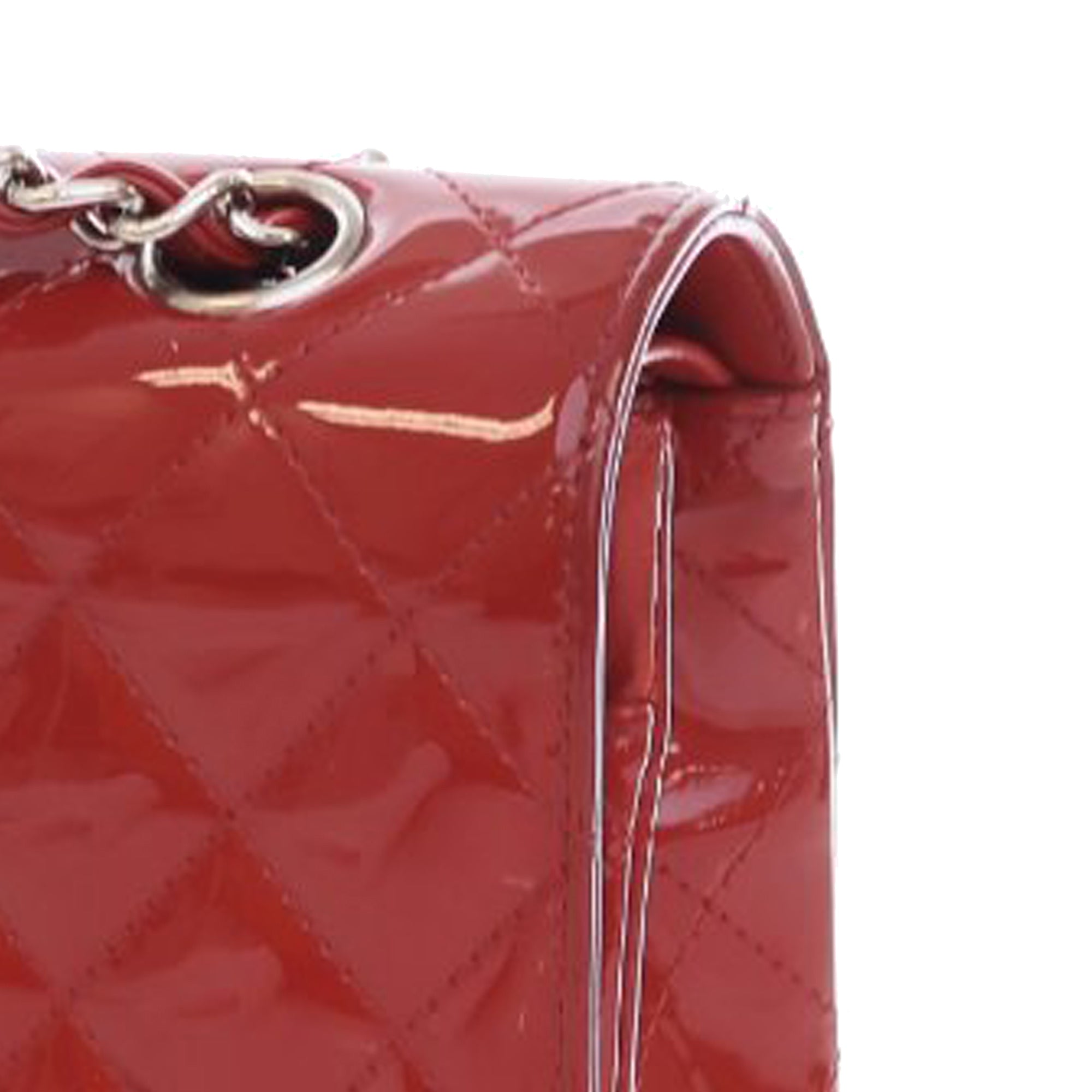 Chanel Medium Classic Patent Double Flap - image 12