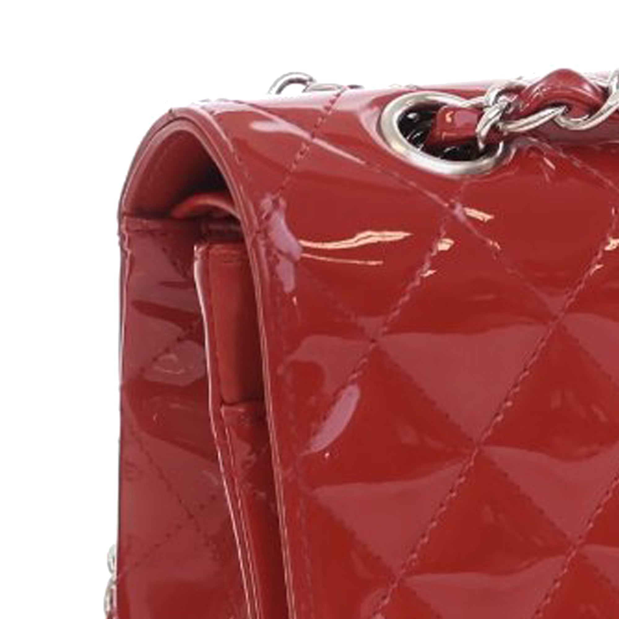 Chanel Medium Classic Patent Double Flap - image 13