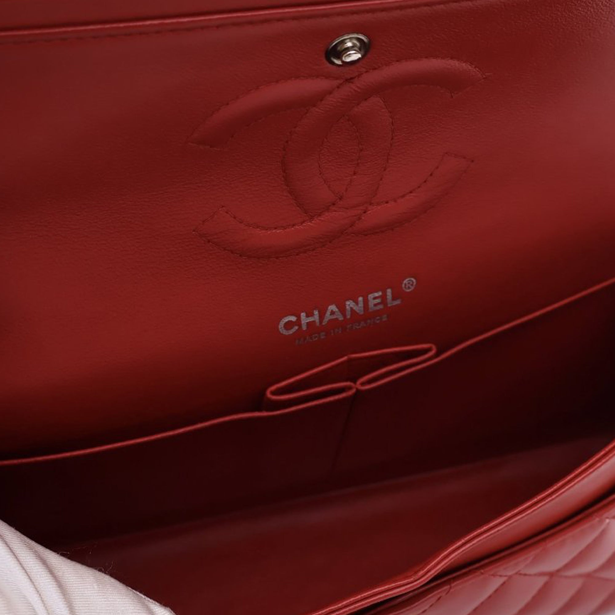 Chanel Medium Classic Patent Double Flap - image 4
