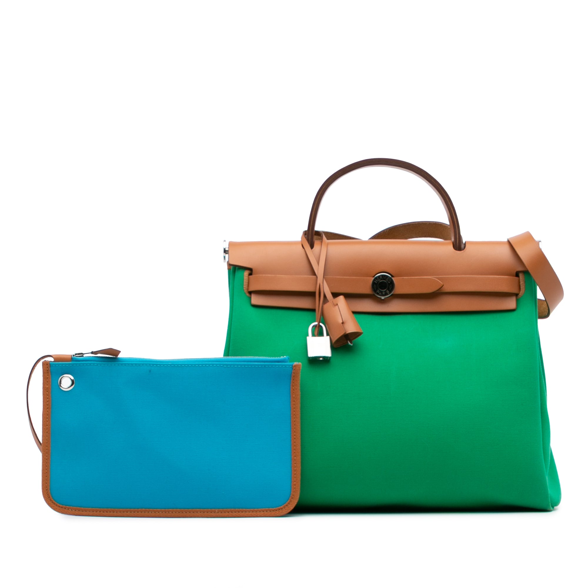 Hermès Toile Herbag Zip 31 - image 10