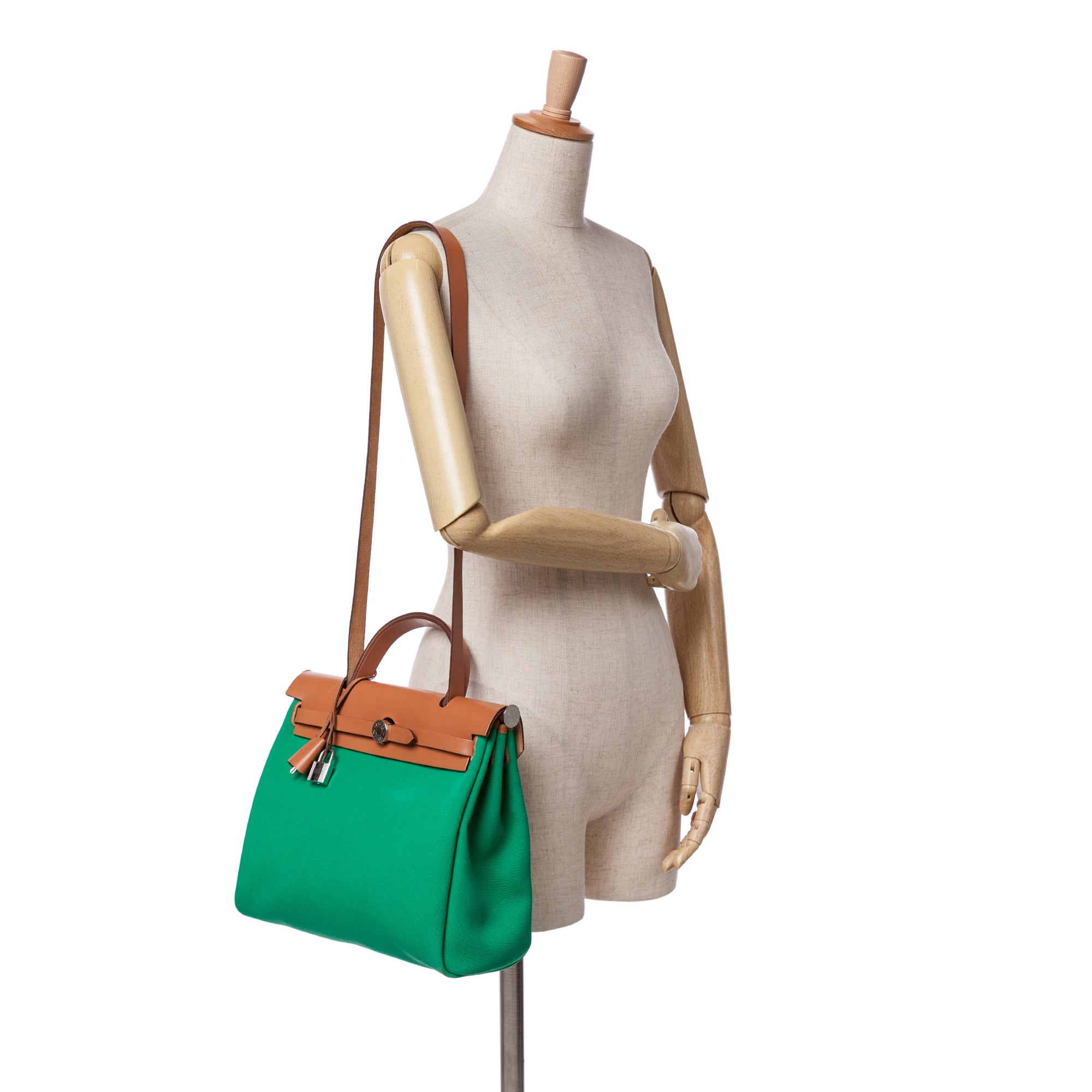 Hermès Toile Herbag Zip 31 - image 9