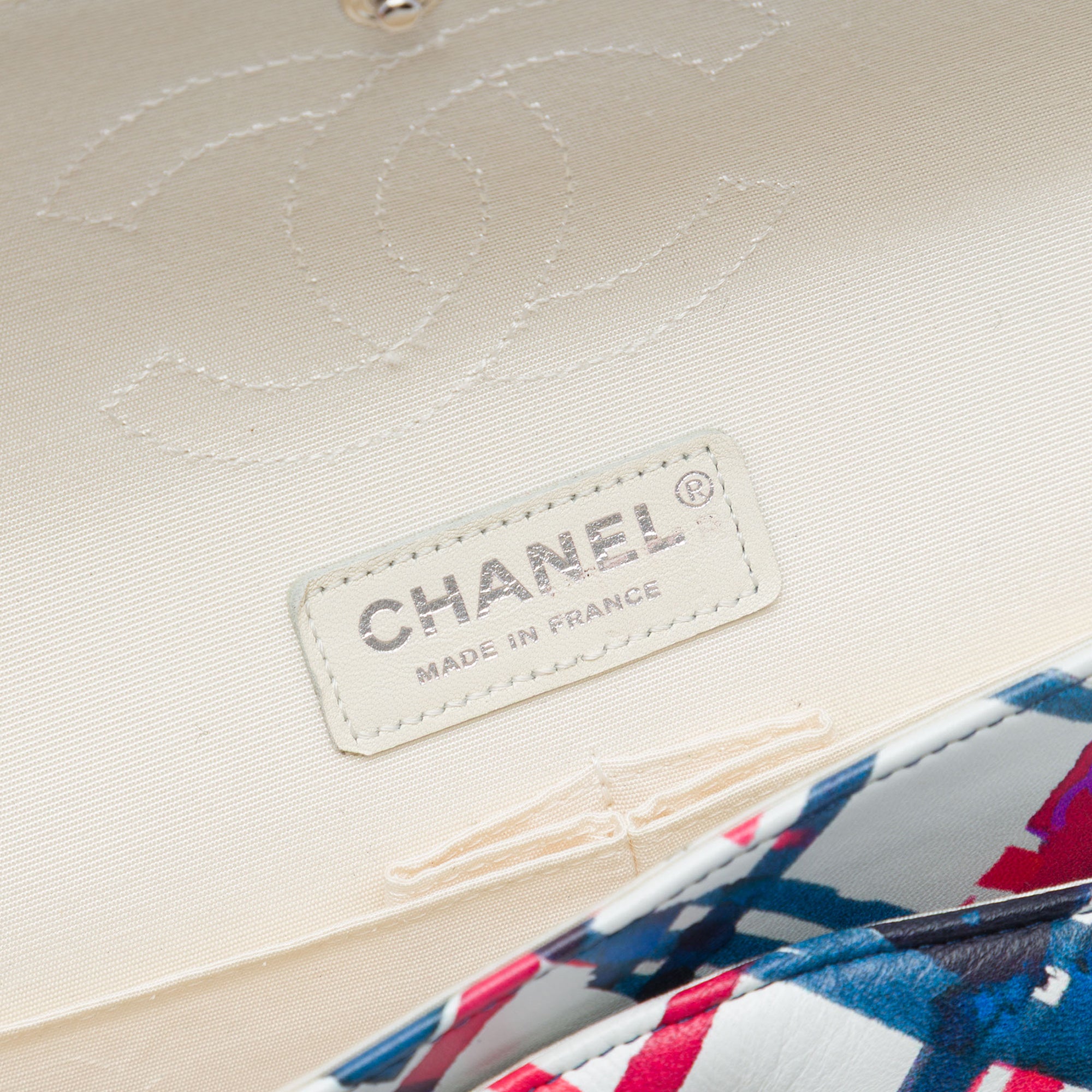 Chanel Medium Classic Airlines Printed Lambskin Double Flap - image 5