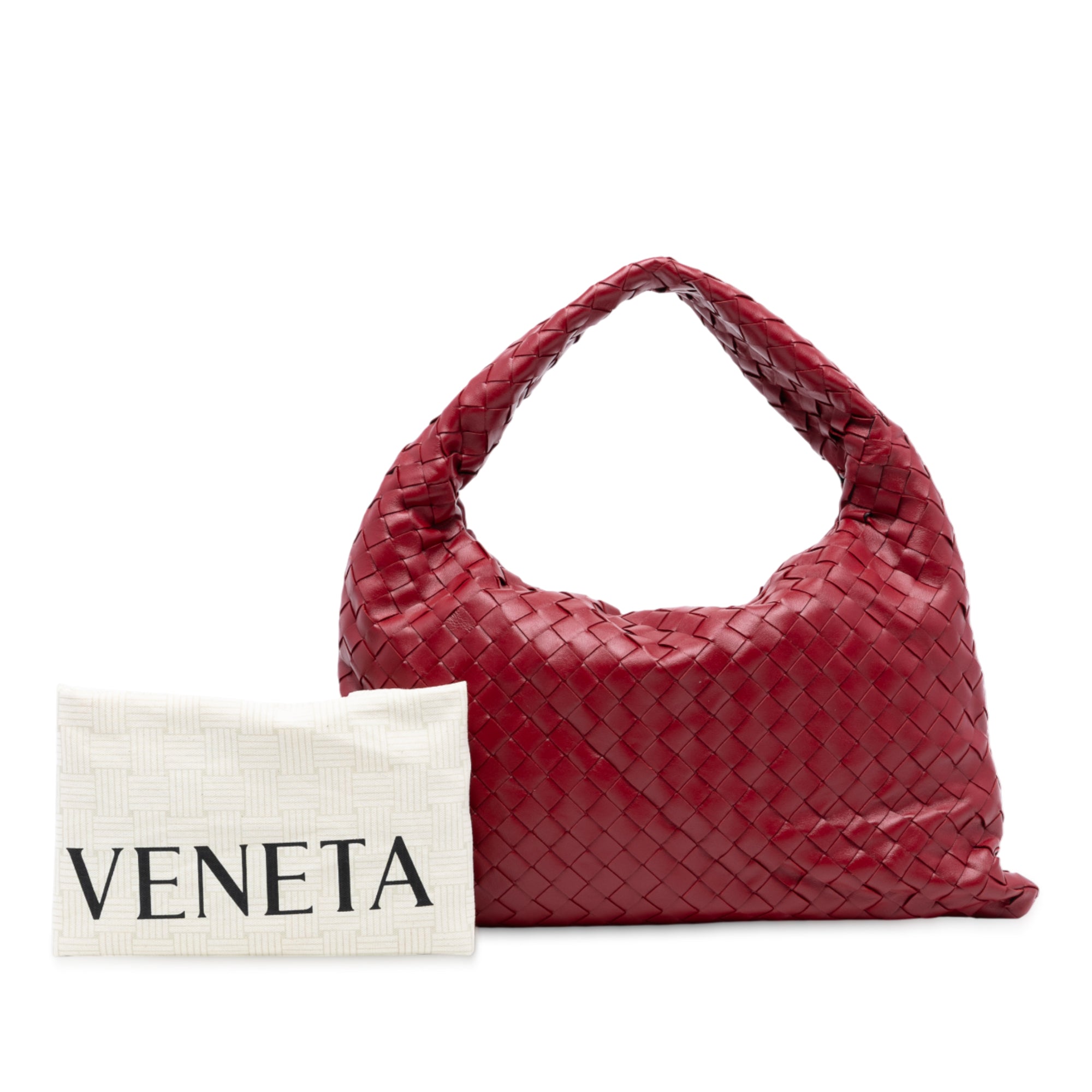 Bottega Veneta Small Calfskin Intrecciato Hop Hobo - image 8