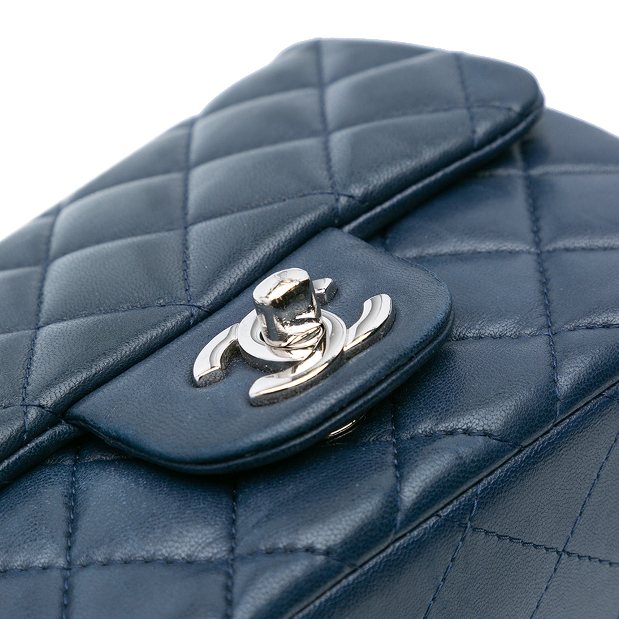 Chanel Mini Square Classic Lambskin Single Flap - image 8