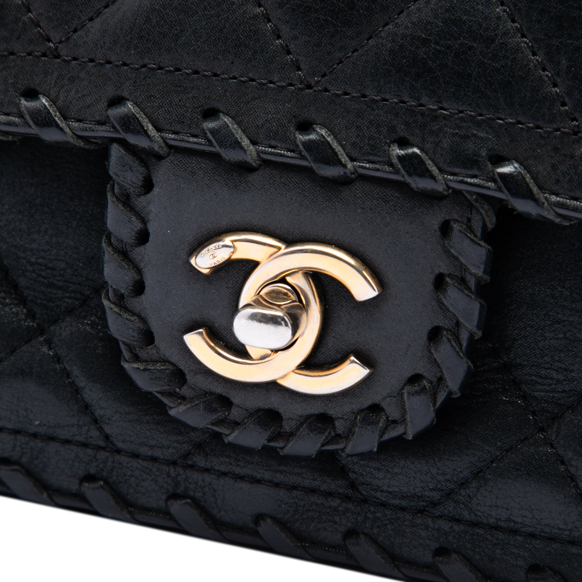 Chanel Medium Classic Calfskin Happy Stitch Flap - image 5
