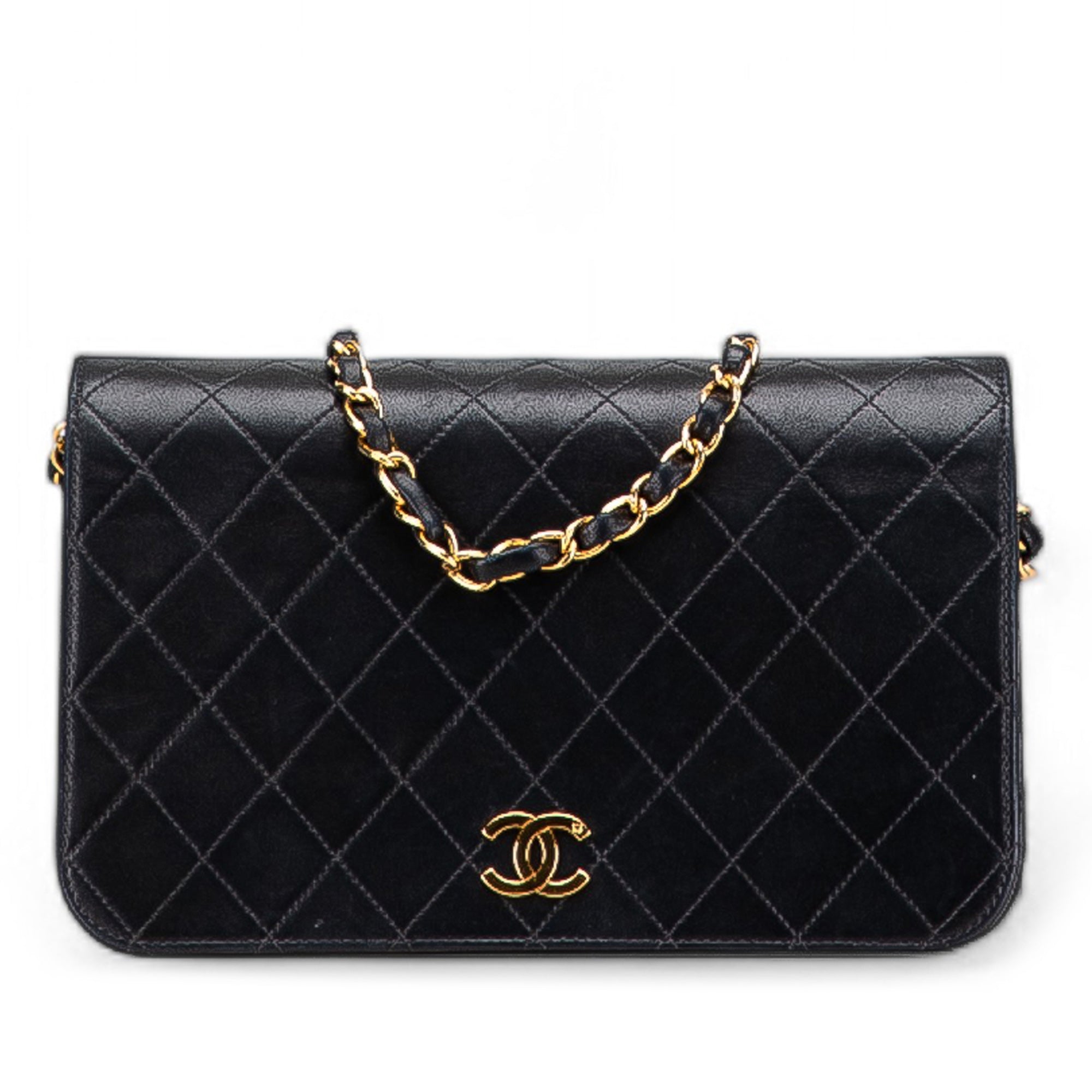 Chanel CC Quilted Lambskin Full Single Flap - image 1