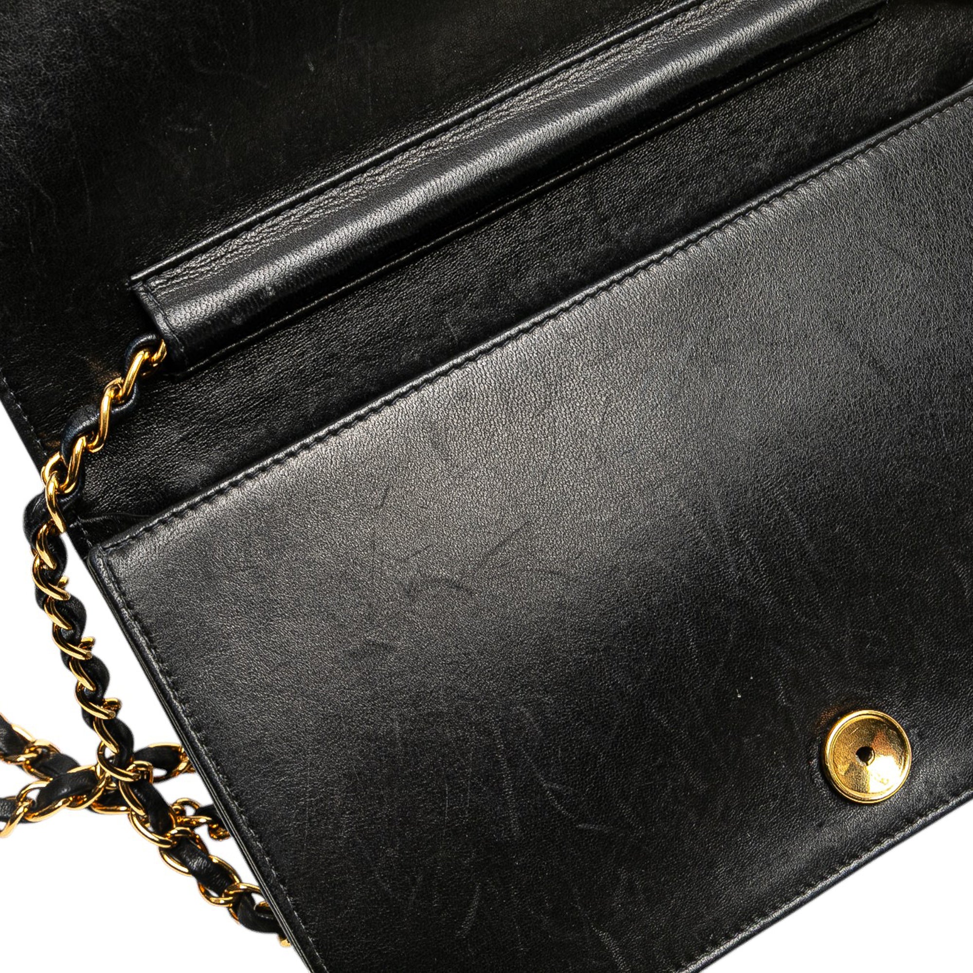 Chanel CC Quilted Lambskin Full Single Flap - image 5