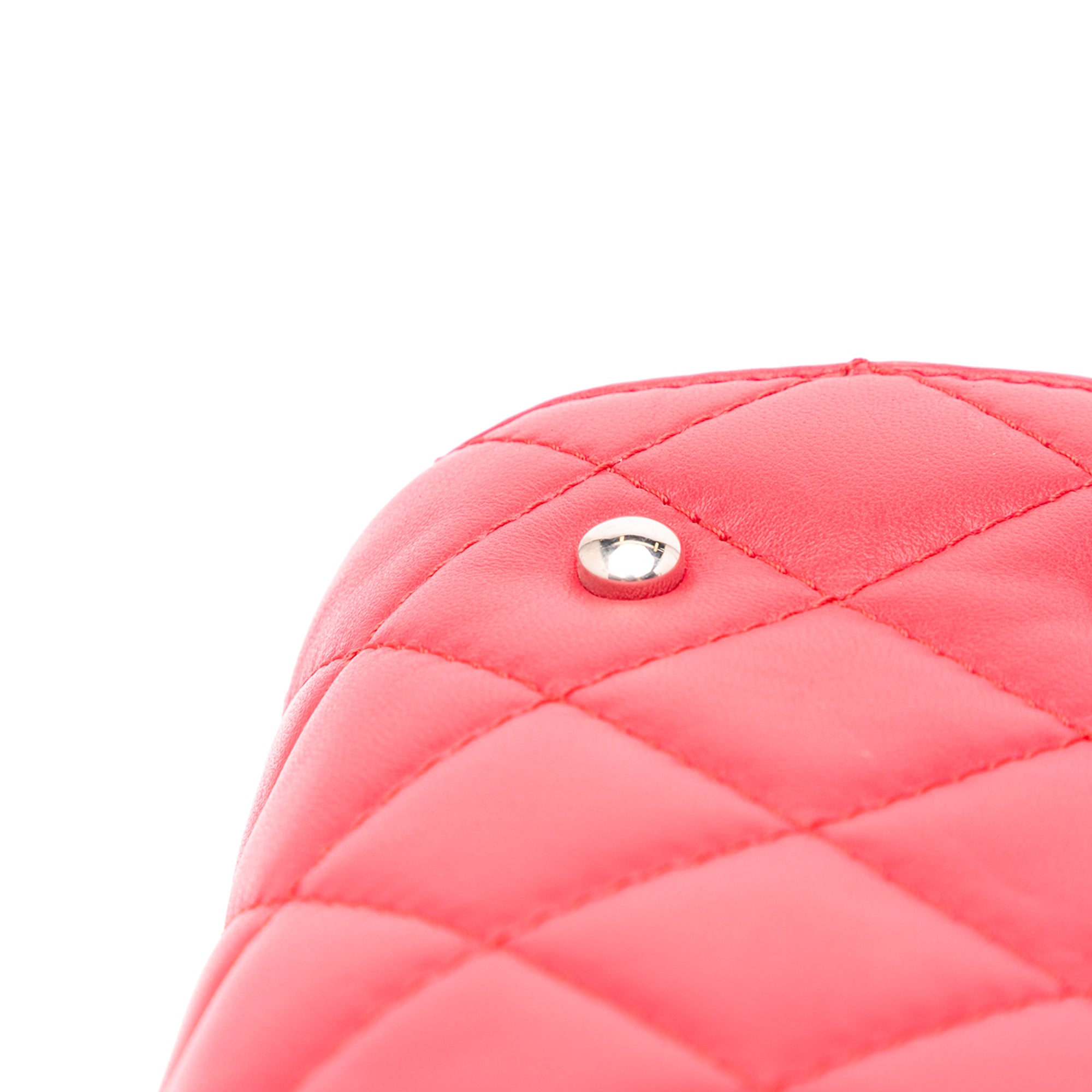 Chanel CC Quilted Lambskin Kisslock Frame Flap Tote - image 10