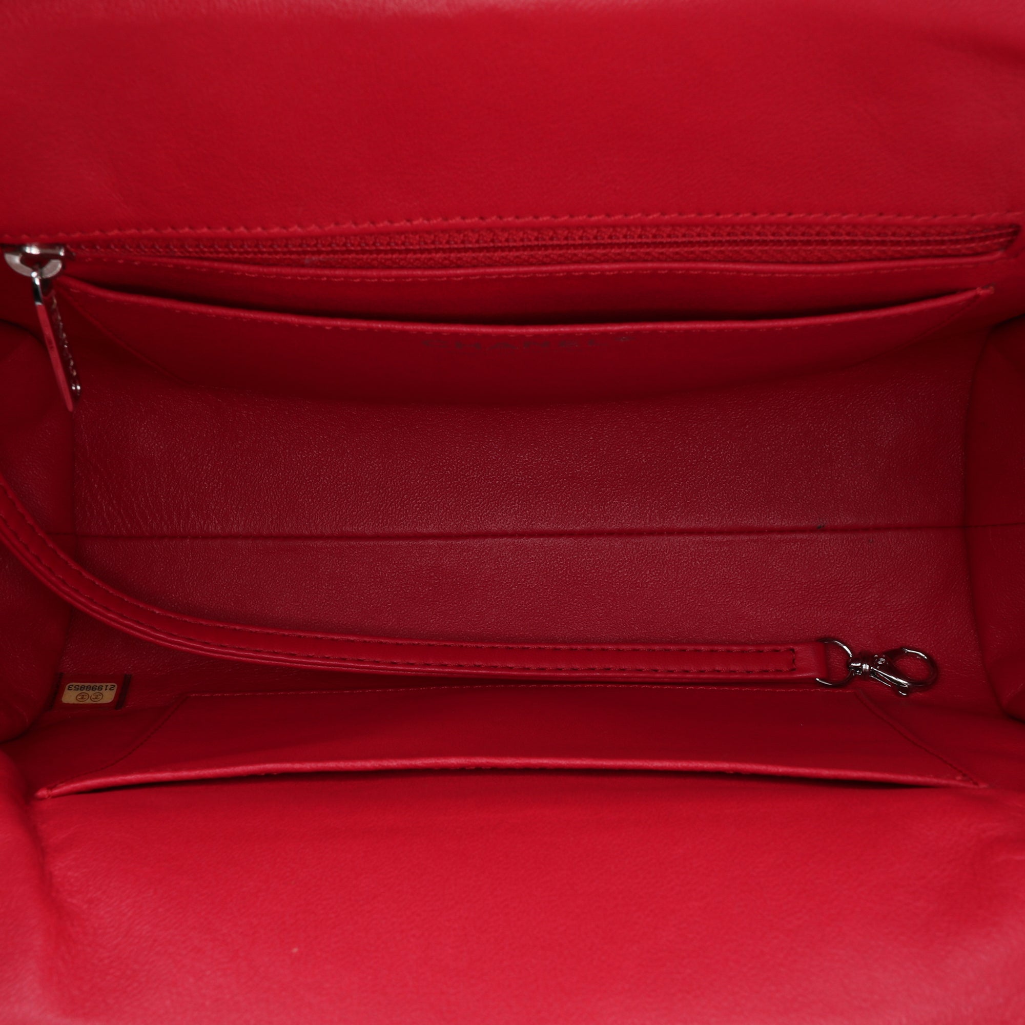 Chanel CC Quilted Lambskin Kisslock Frame Flap Tote - image 4
