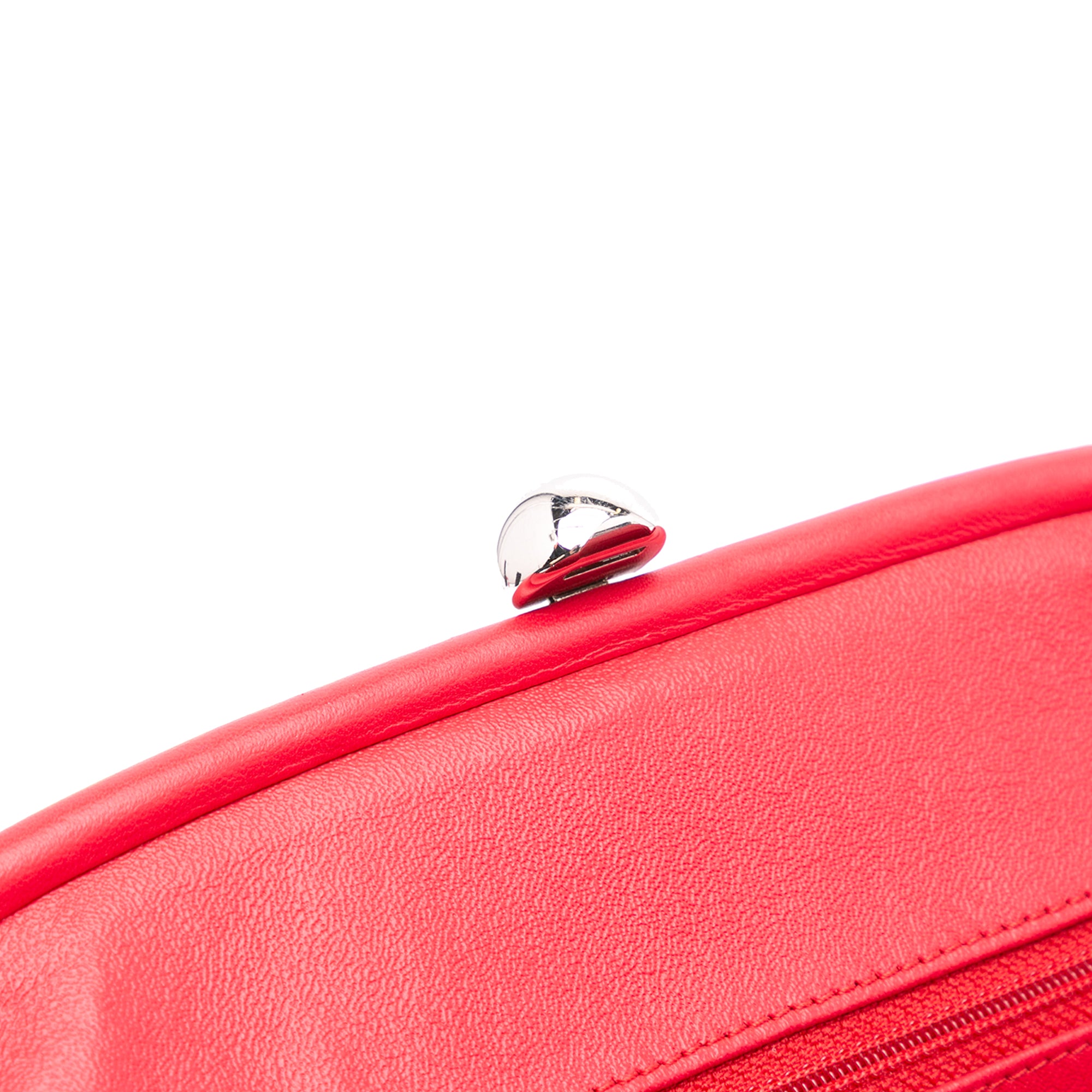Chanel CC Quilted Lambskin Kisslock Frame Flap Tote - image 7