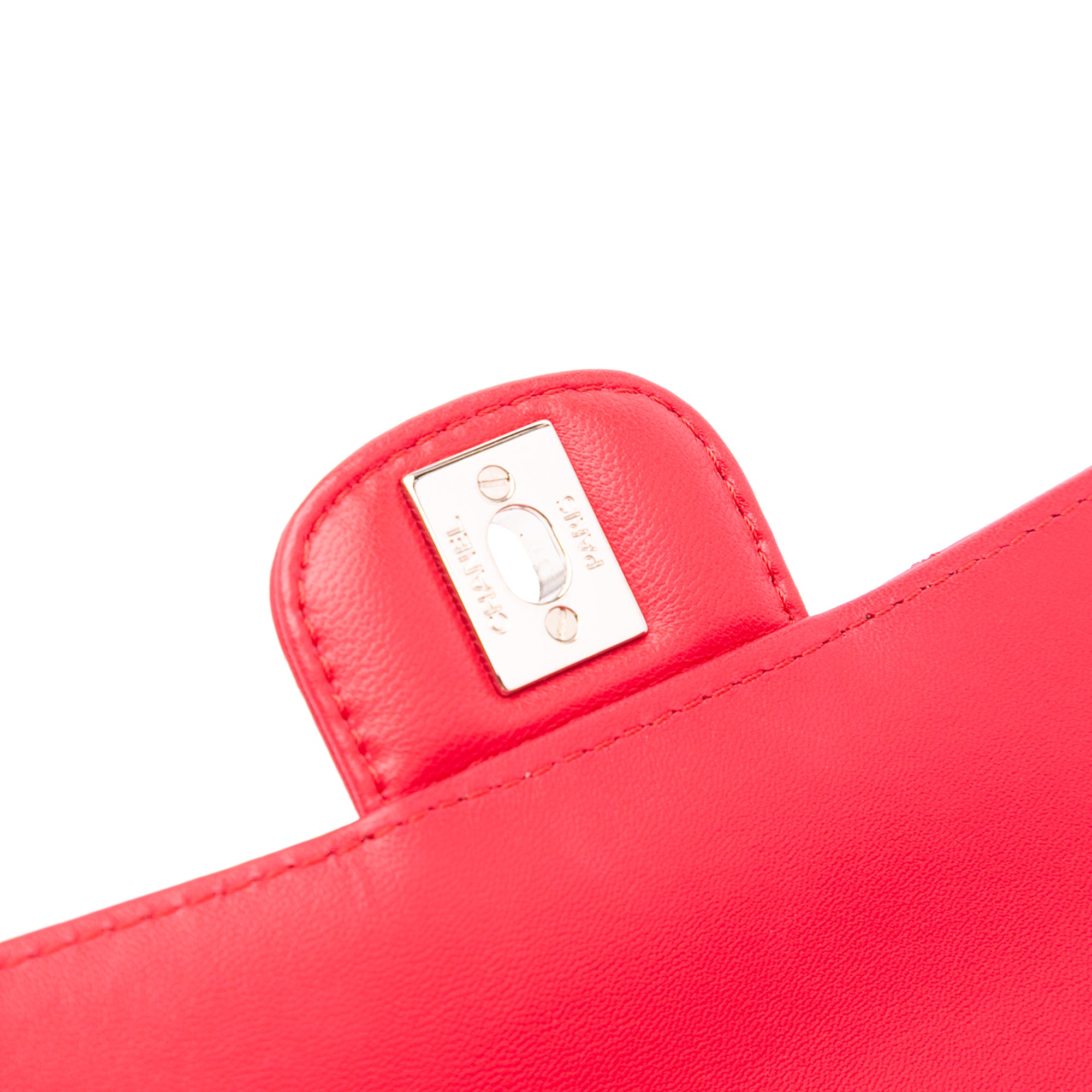 Chanel CC Quilted Lambskin Kisslock Frame Flap Tote - image 9