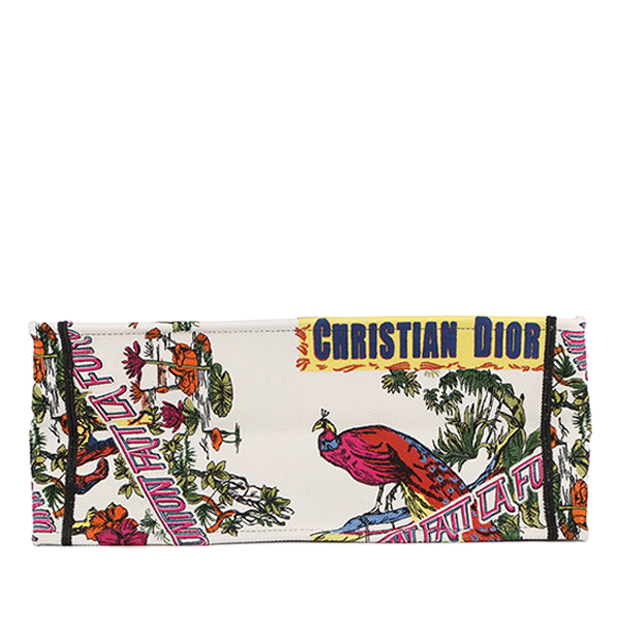 Dior Large Embroidered Canvas Indian Animals Book Tote - image 3