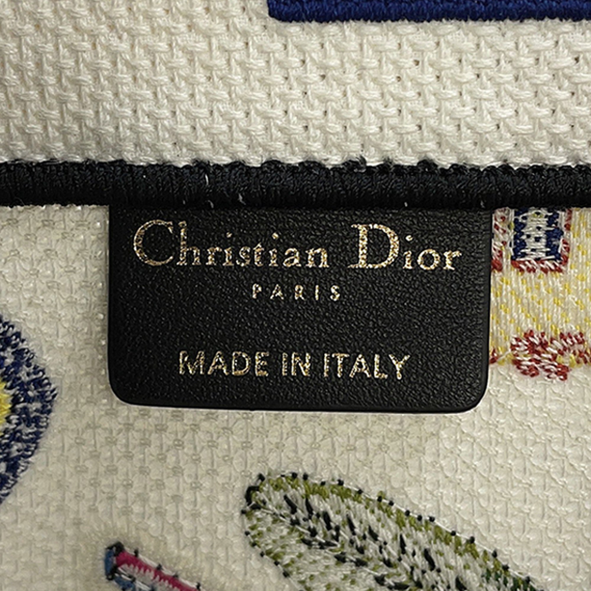 Dior Large Embroidered Canvas Indian Animals Book Tote - image 5