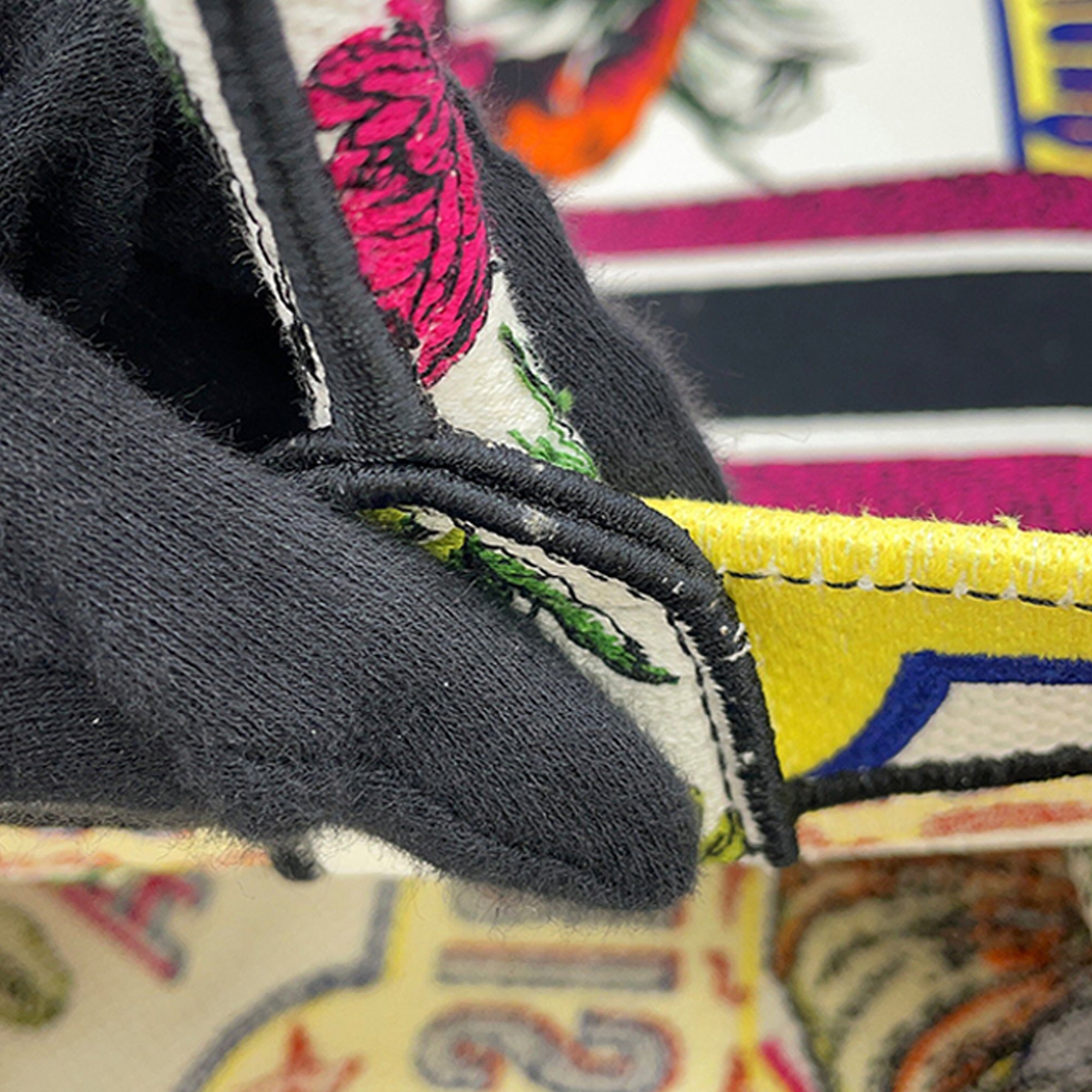 Dior Large Embroidered Canvas Indian Animals Book Tote - image 9