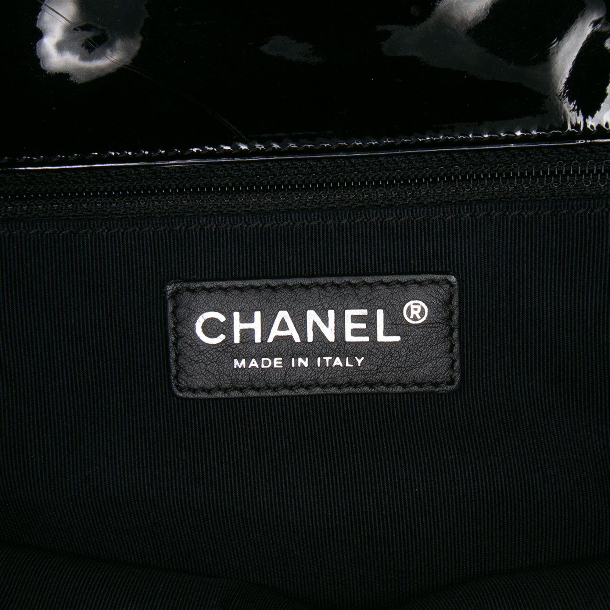 Chanel Patent Grand Shopping Tote - image 5
