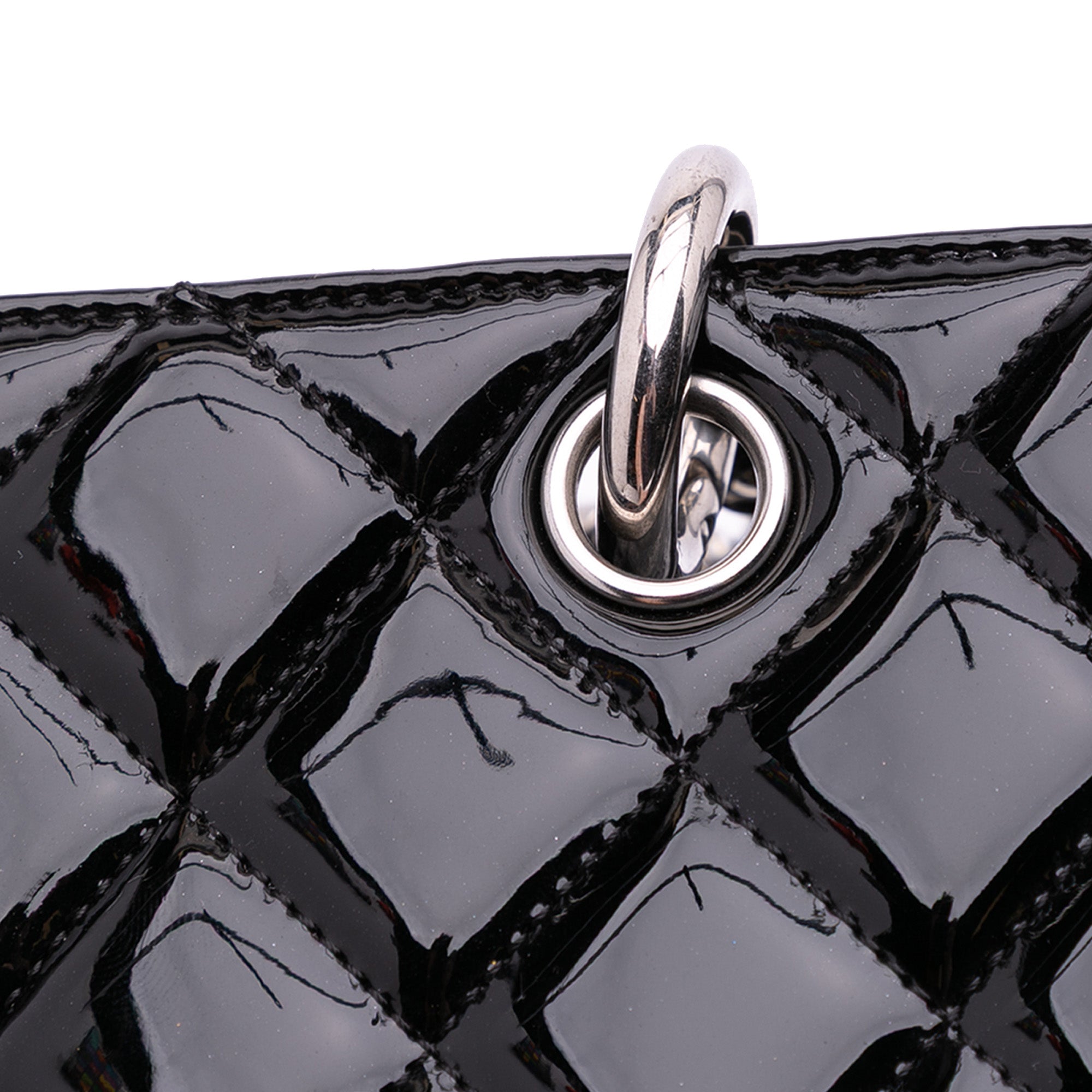Chanel Patent Grand Shopping Tote - image 8