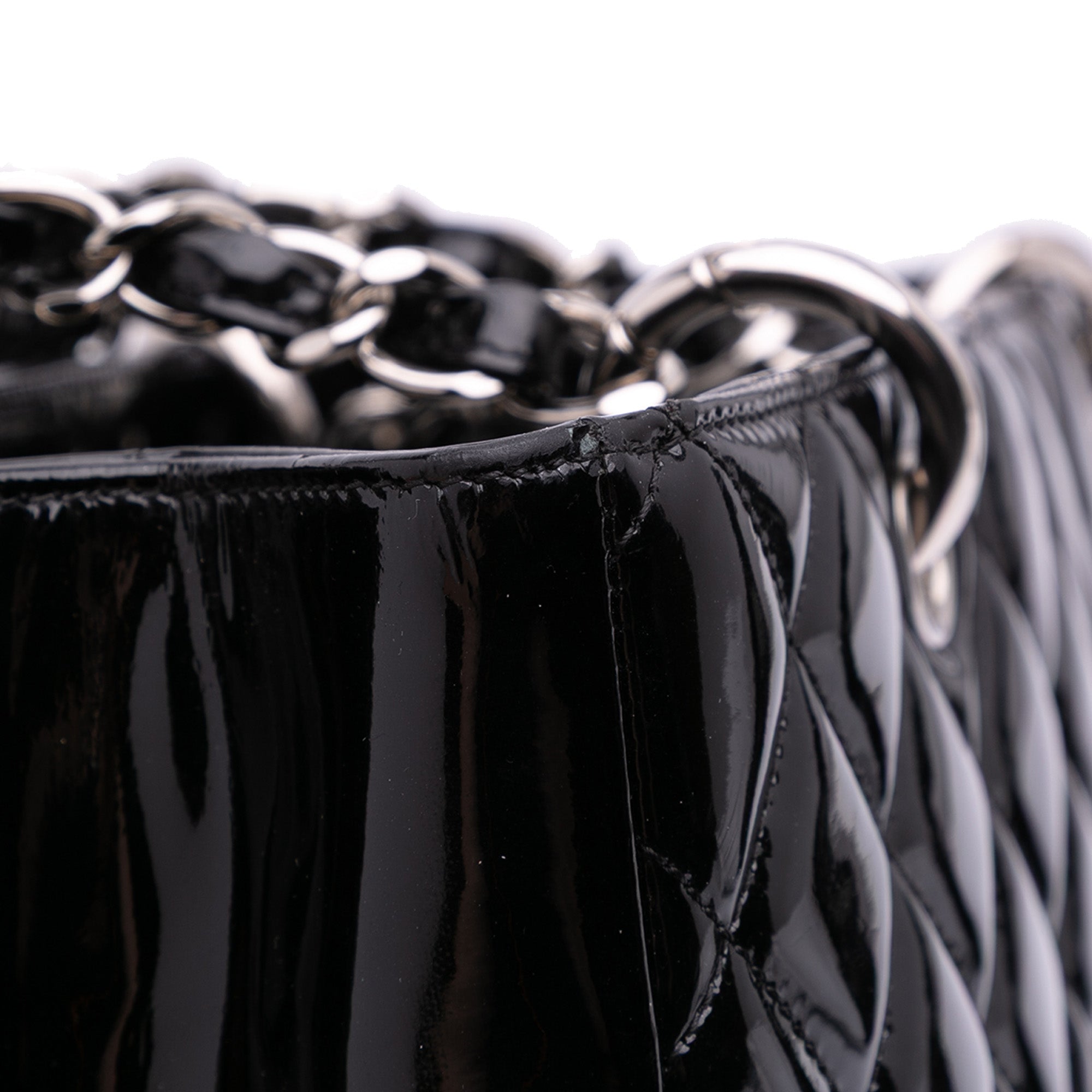 Chanel Patent Grand Shopping Tote - image 9