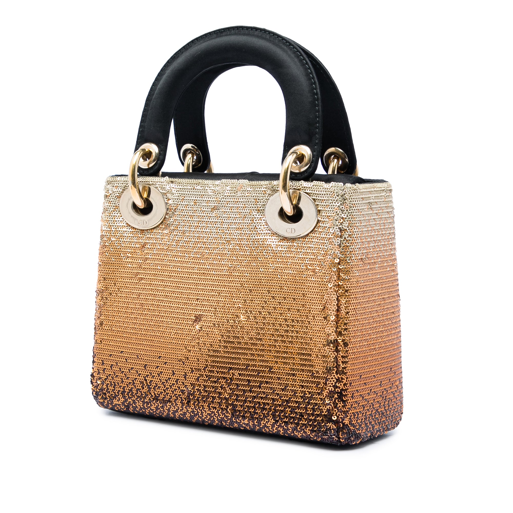 Dior Mini Satin Sequin Gradient Lady Dior - image 2