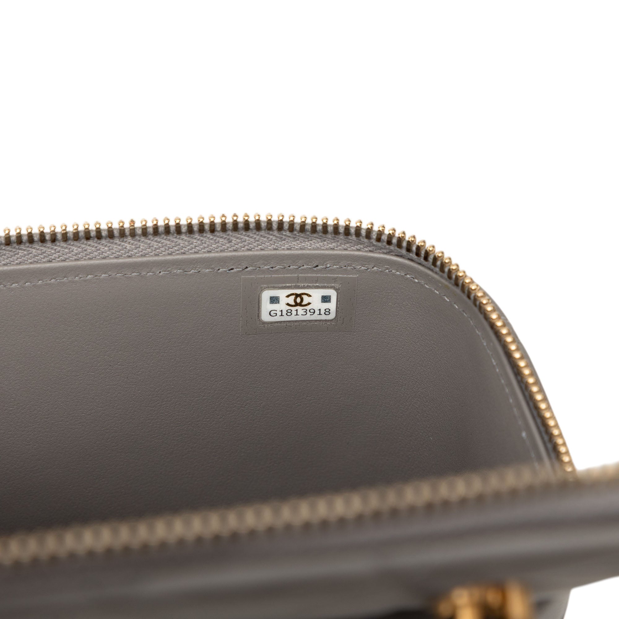Chanel Small Lambskin Top Handle Vanity Case with Chain - image 6