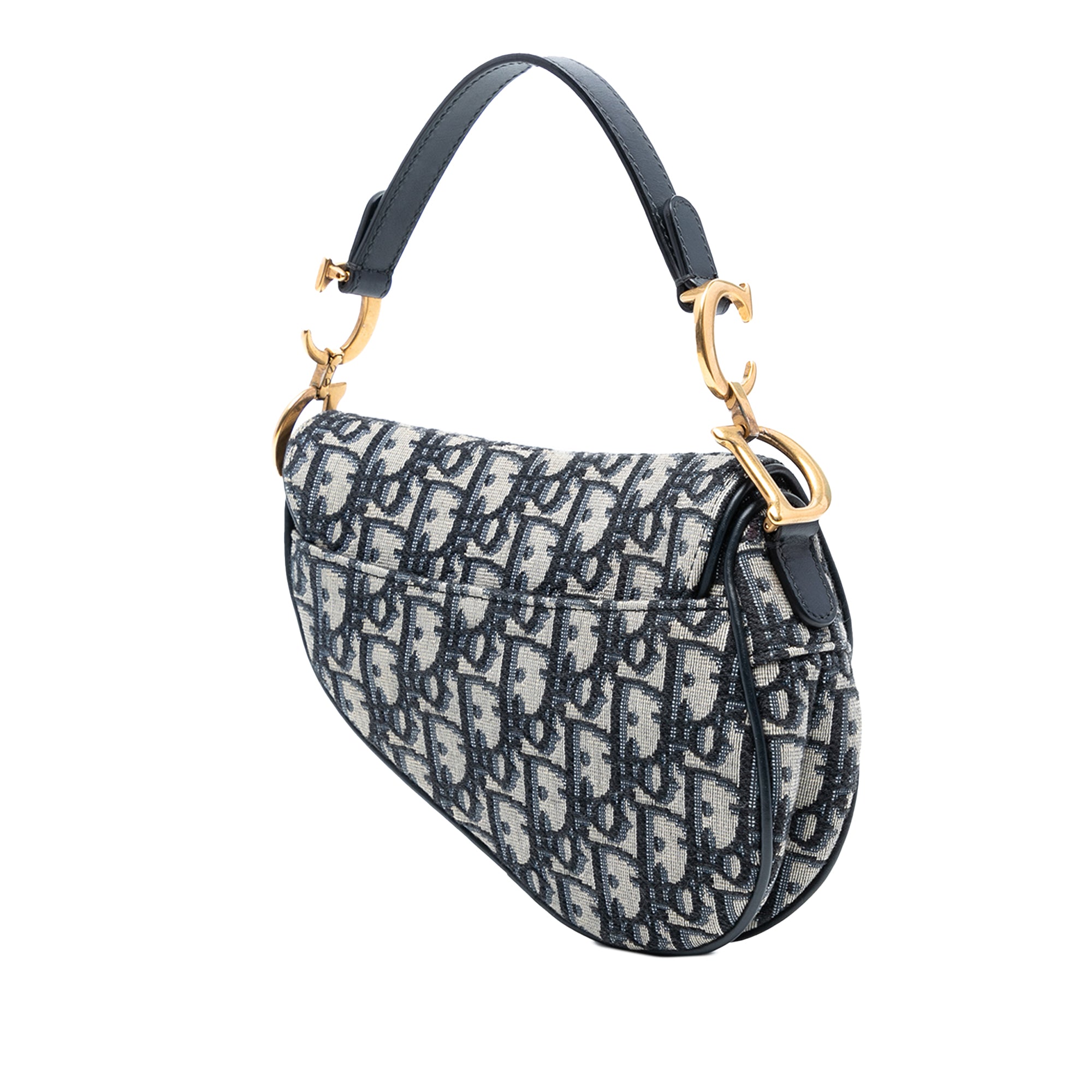 Dior Mini Oblique Canvas Saddle Bag - image 2