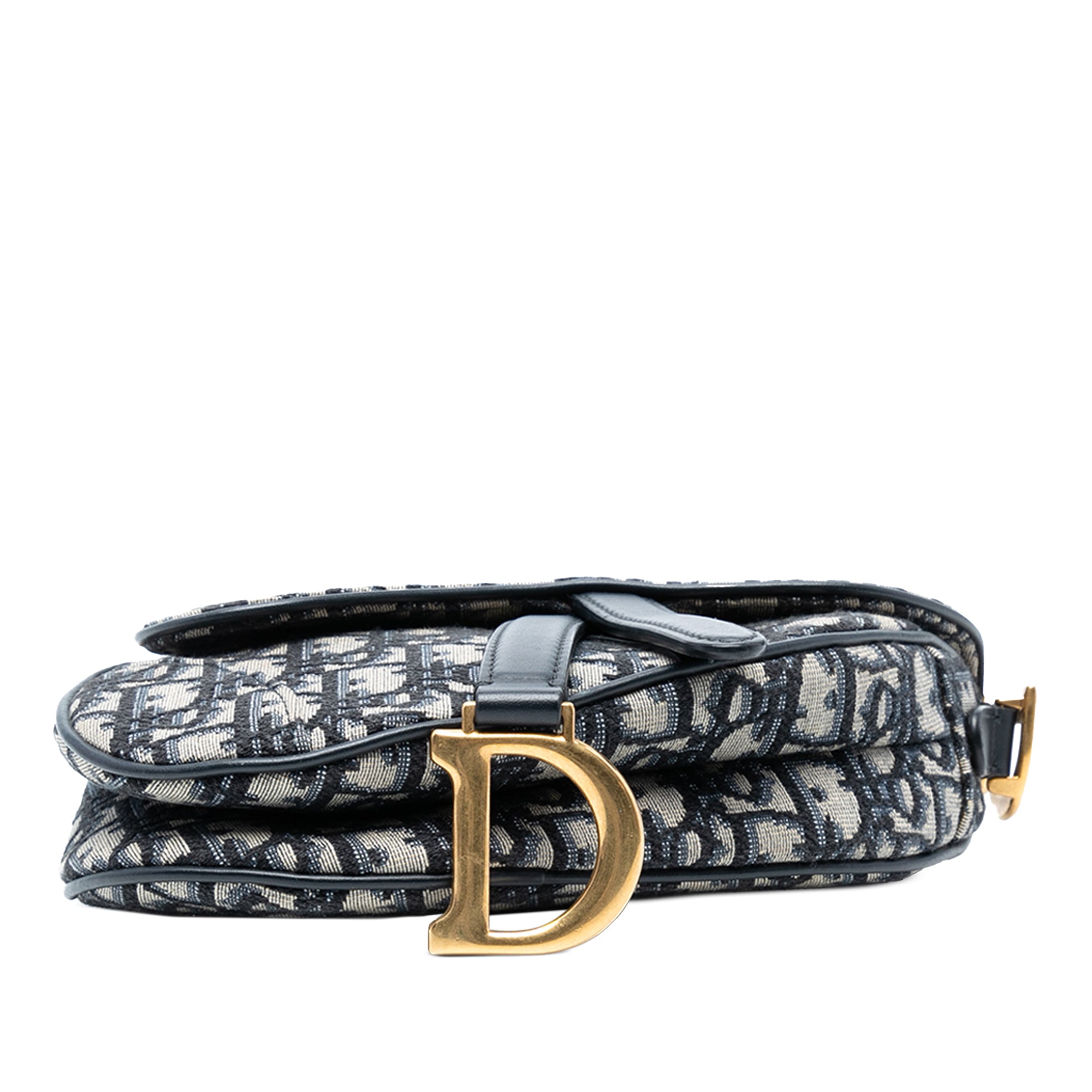 Dior Mini Oblique Canvas Saddle Bag - image 3