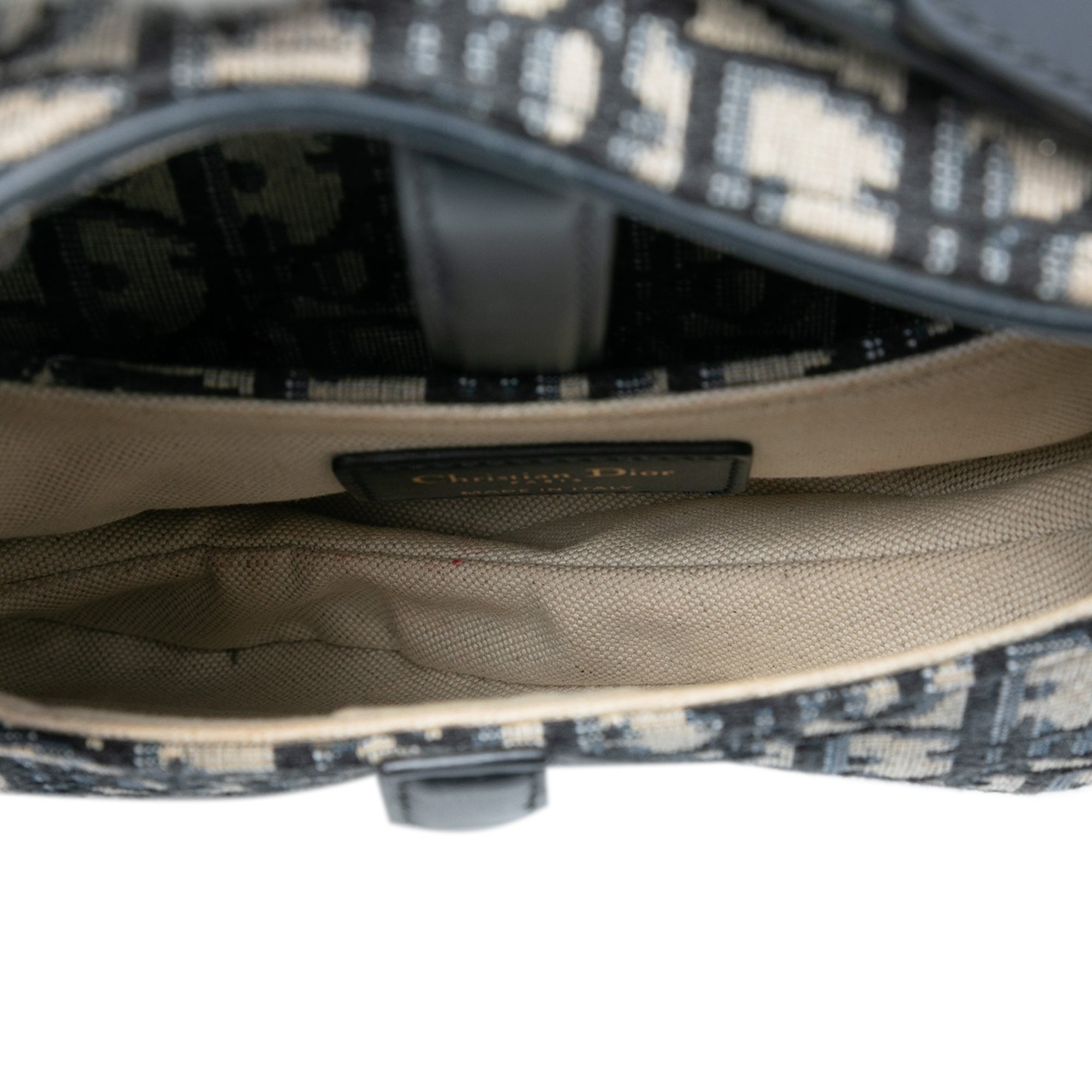Dior Mini Oblique Canvas Saddle Bag - image 4