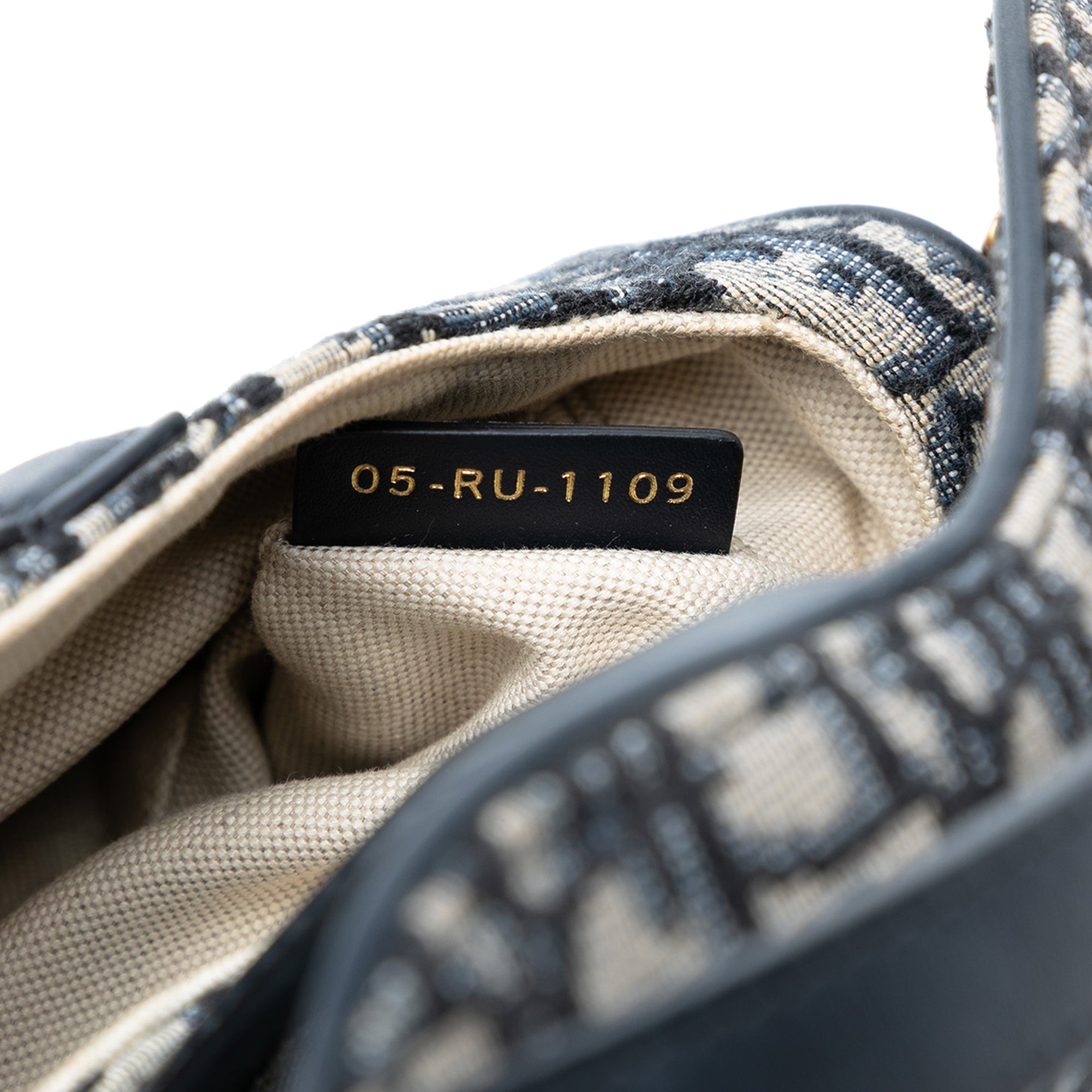 Dior Mini Oblique Canvas Saddle Bag - image 6