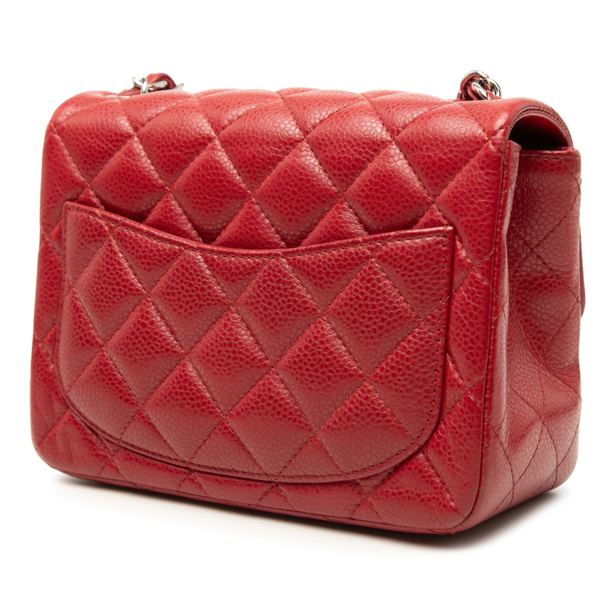 Chanel Mini Square Classic Caviar Single Flap - image 2
