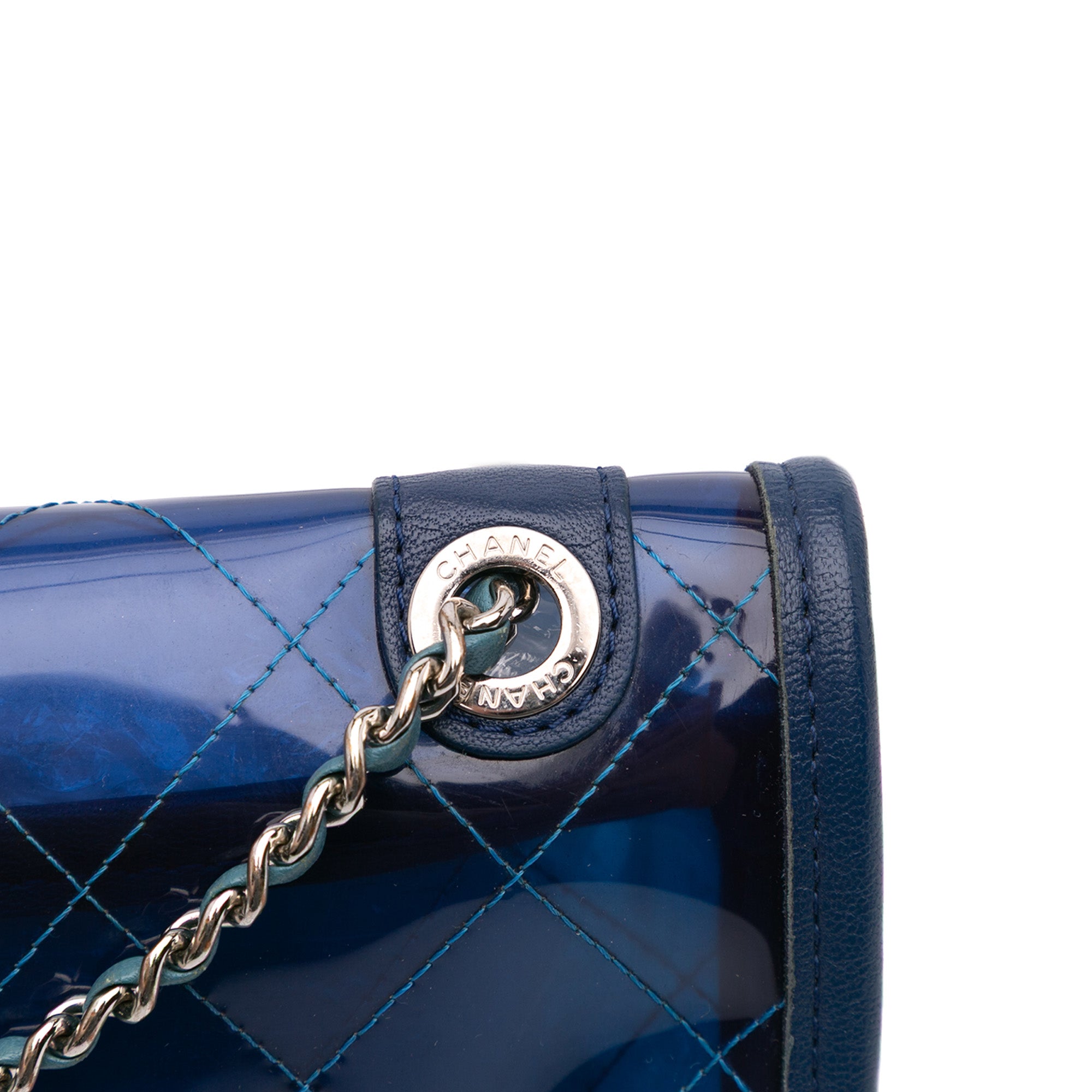Chanel Small PVC and Lambskin Coco Splash Flap - image 10