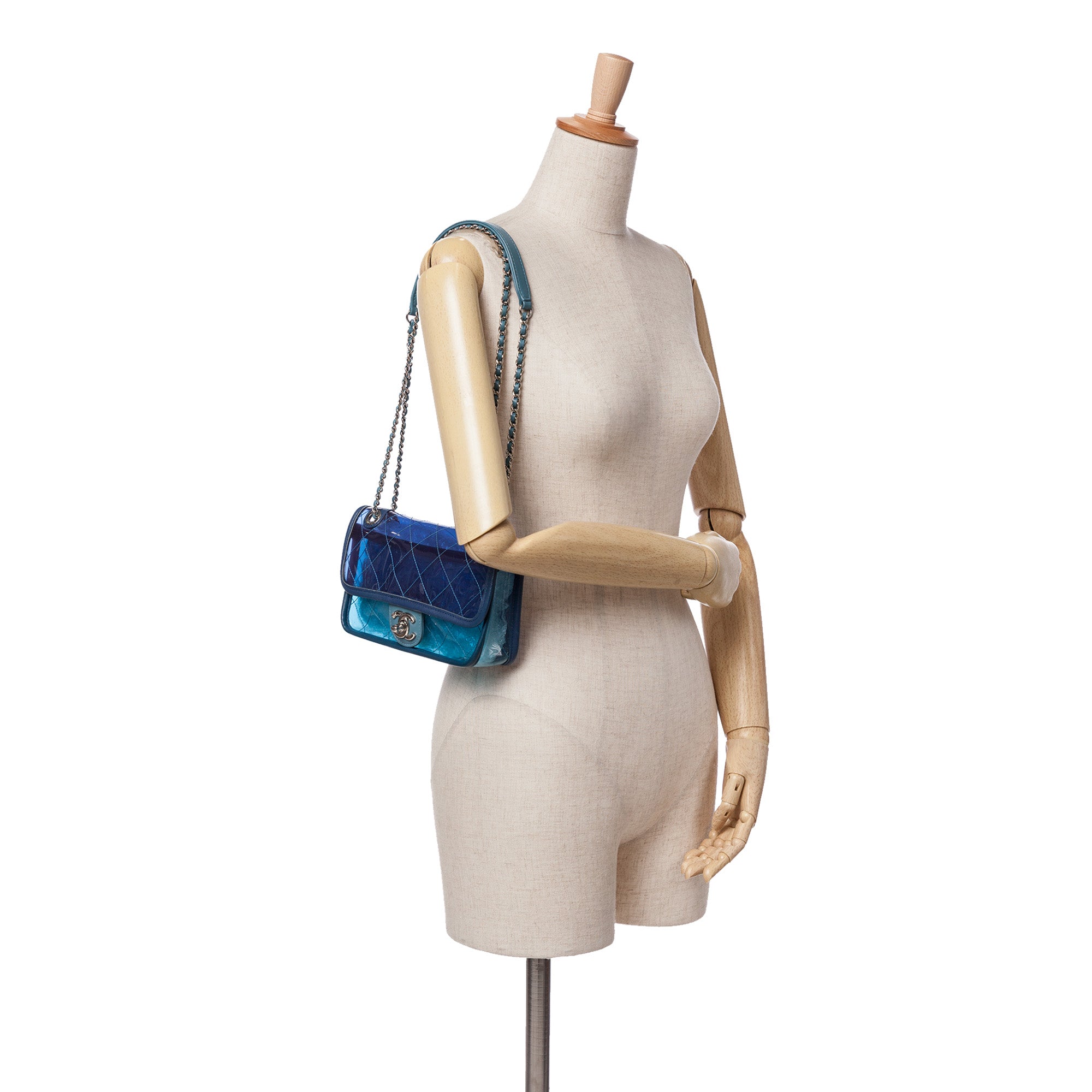 Chanel Small PVC and Lambskin Coco Splash Flap - image 11