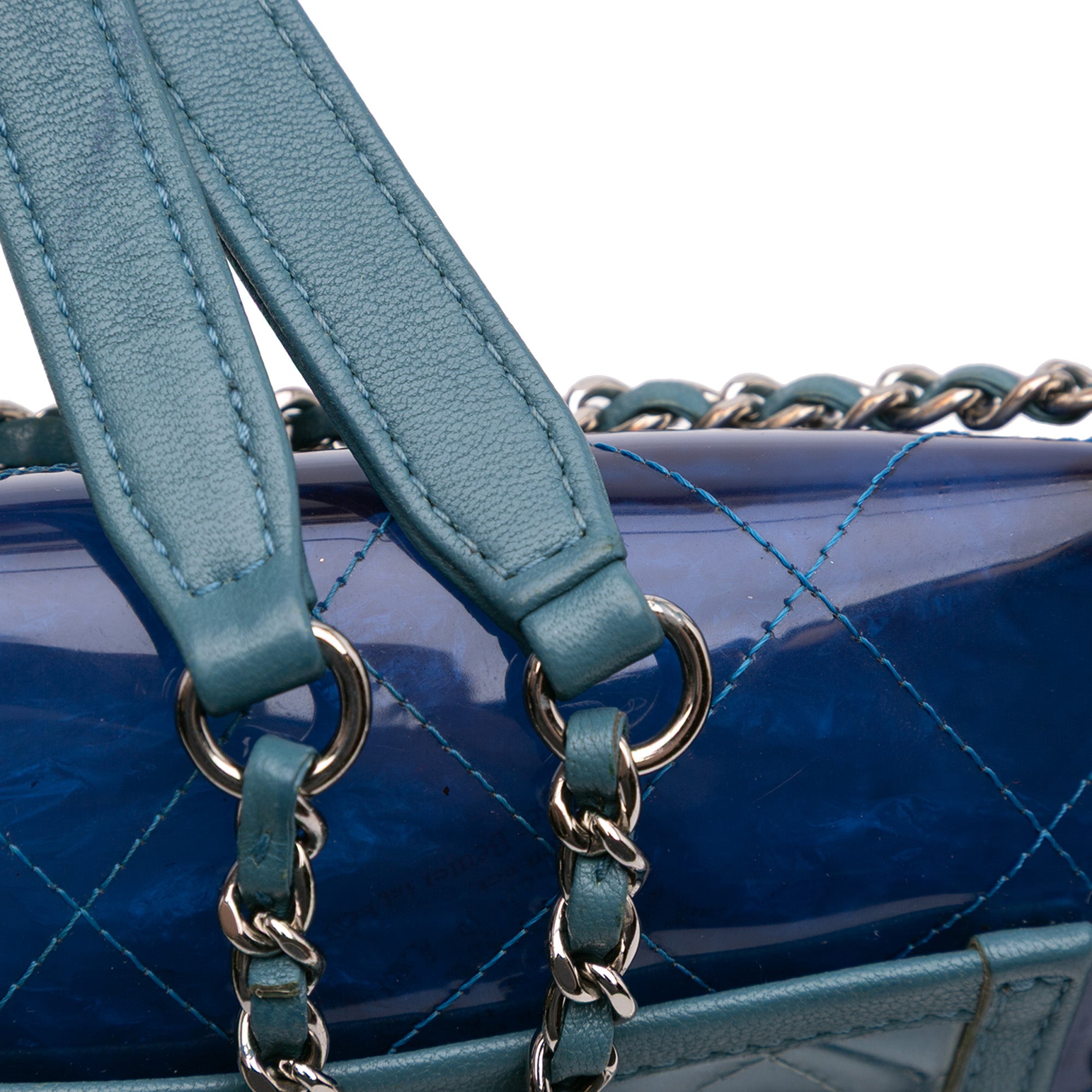 Chanel Small PVC and Lambskin Coco Splash Flap - image 8