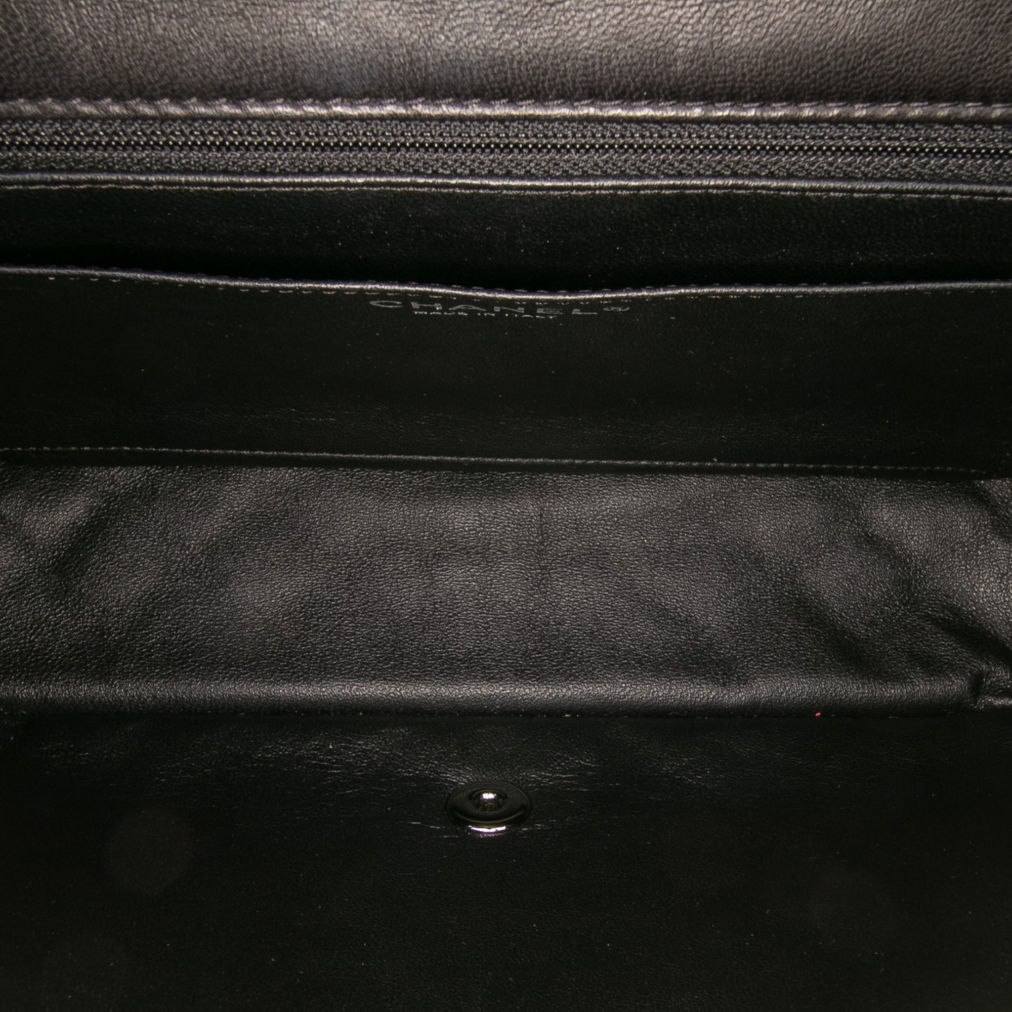 Chanel Jumbo Classic Bicolor Lambskin Twist Flap - image 4