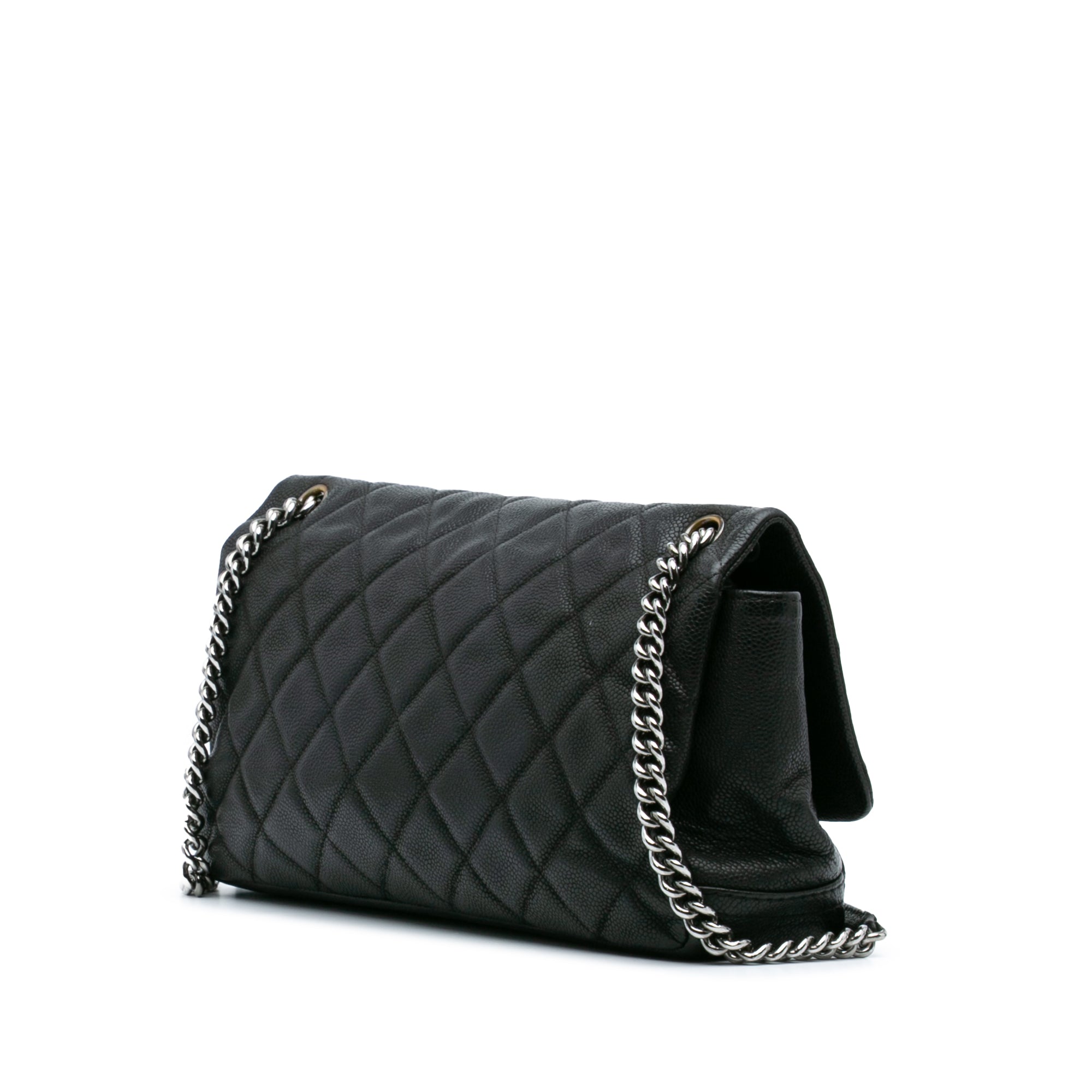Chanel Quilted Iridescent Caviar Lady Pearly Flap - image 2