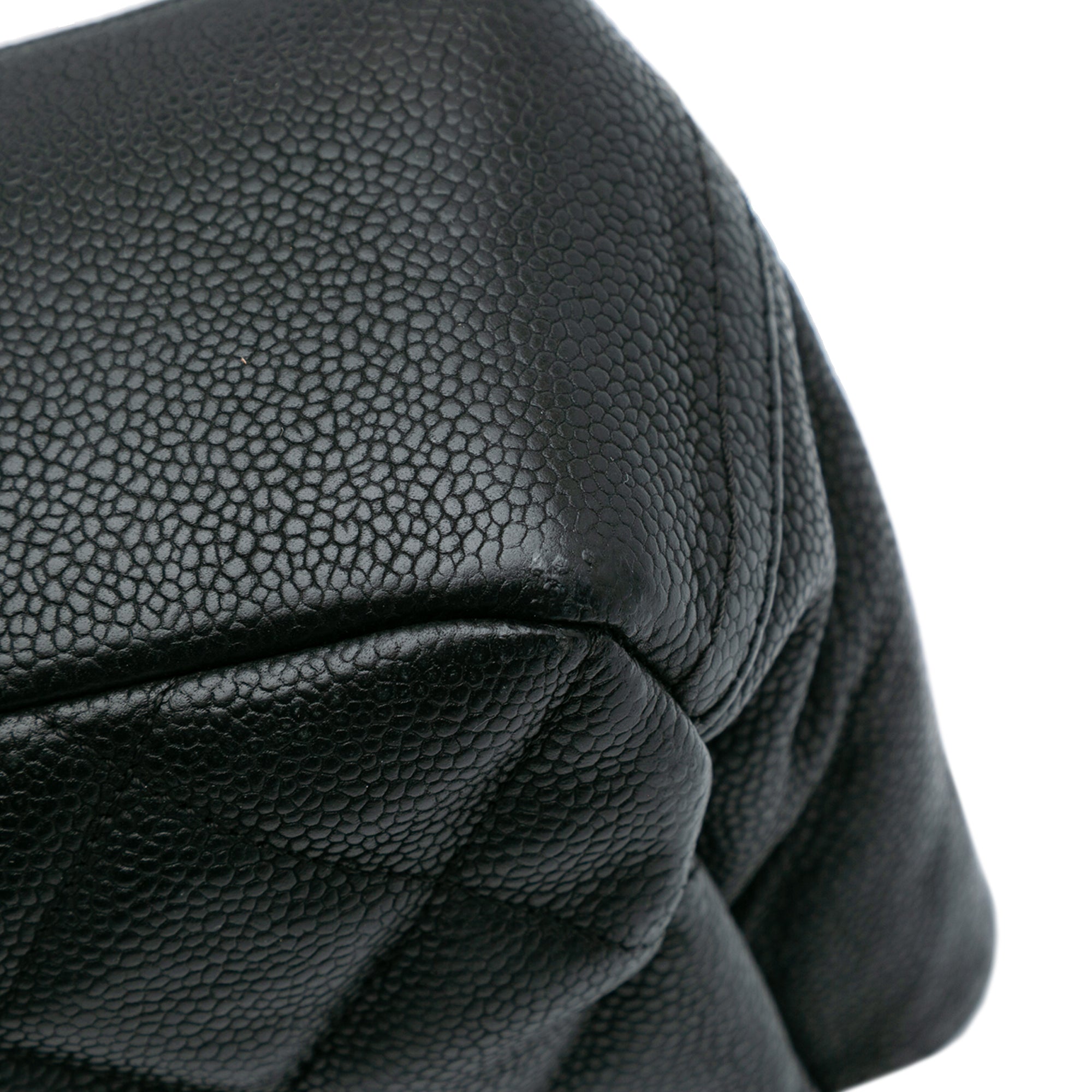 Chanel Quilted Iridescent Caviar Lady Pearly Flap - image 9
