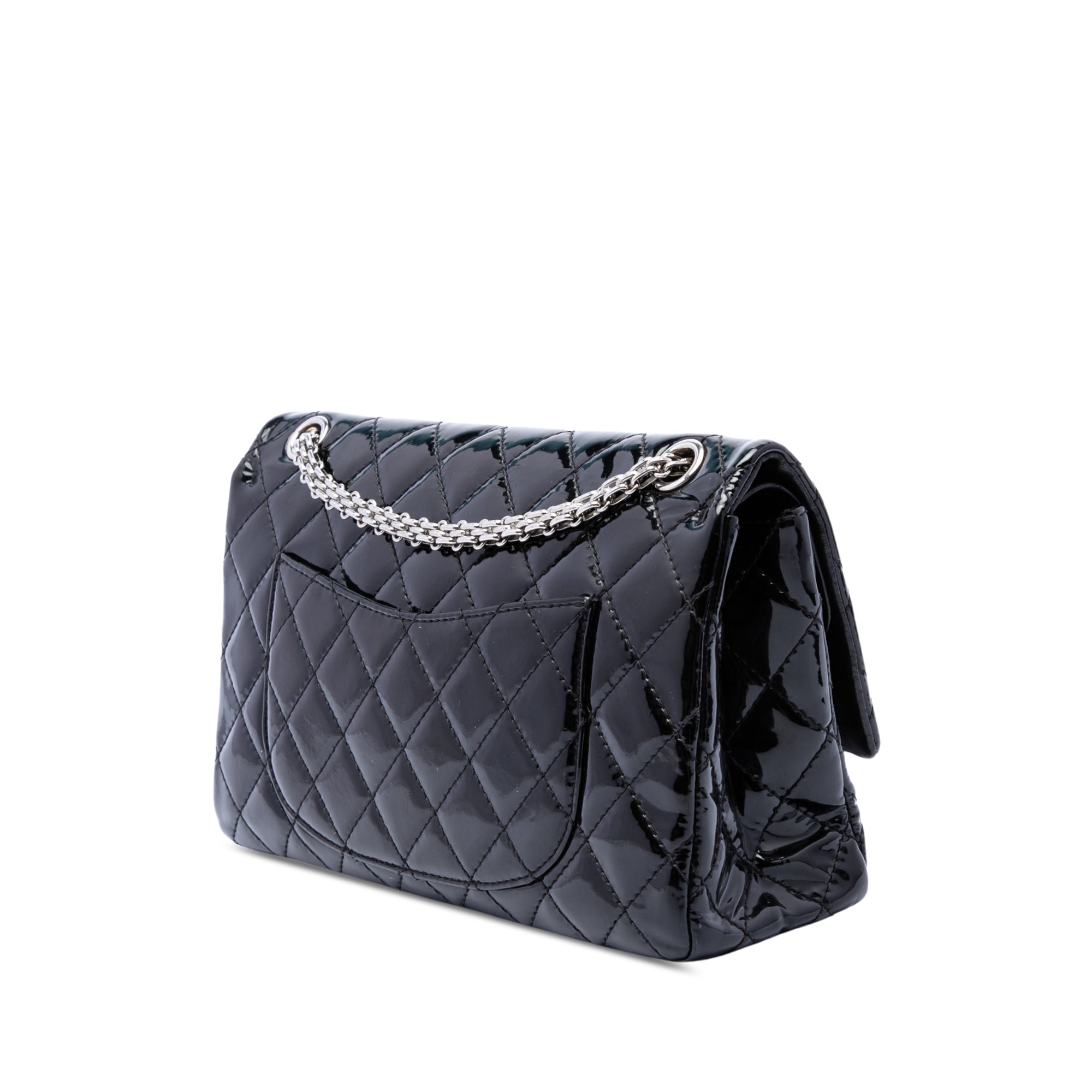 Chanel Quilted Patent Reissue 2.55 Double Flap 226 - image 2