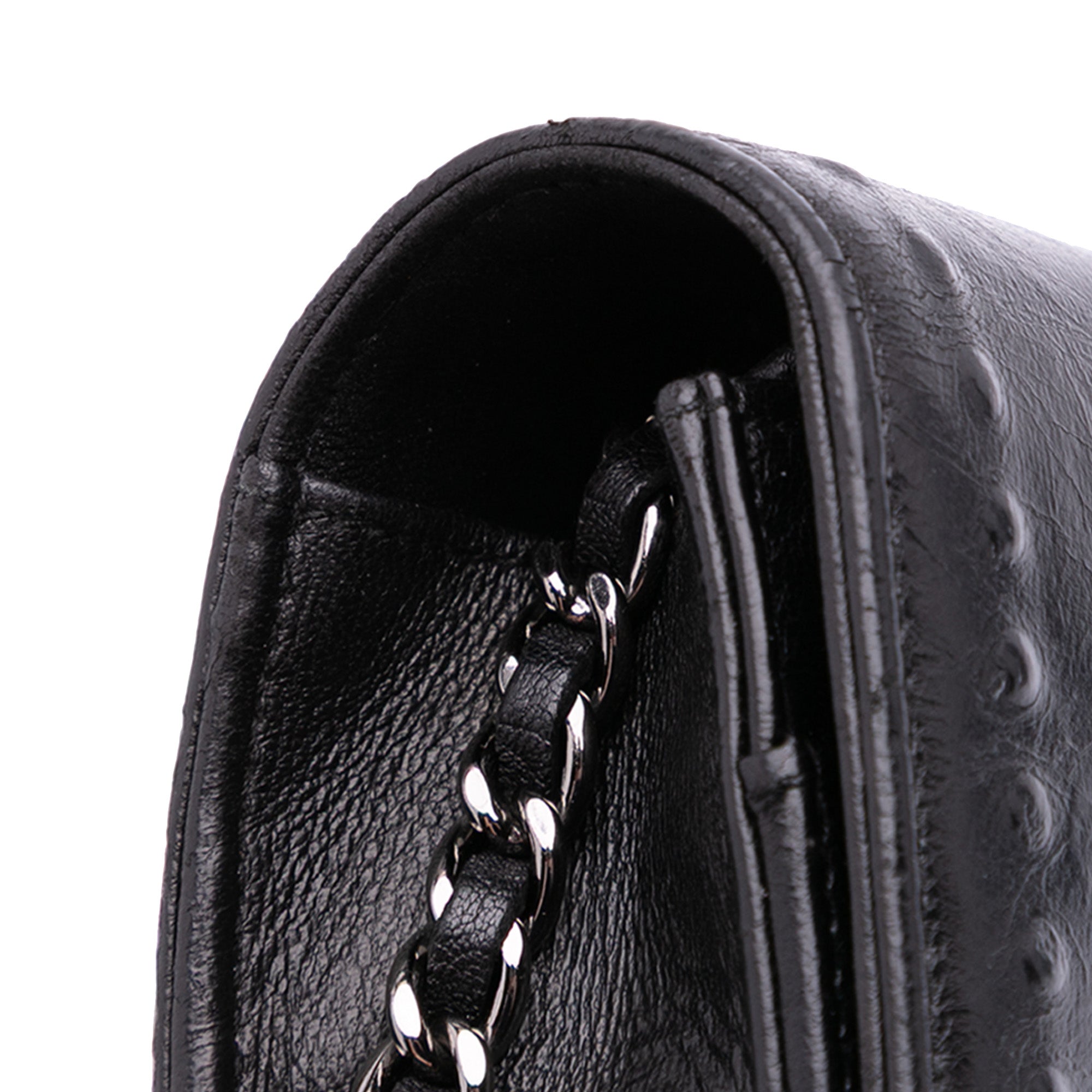 Chanel CC Embossed Lambskin Wallet on Chain - image 10