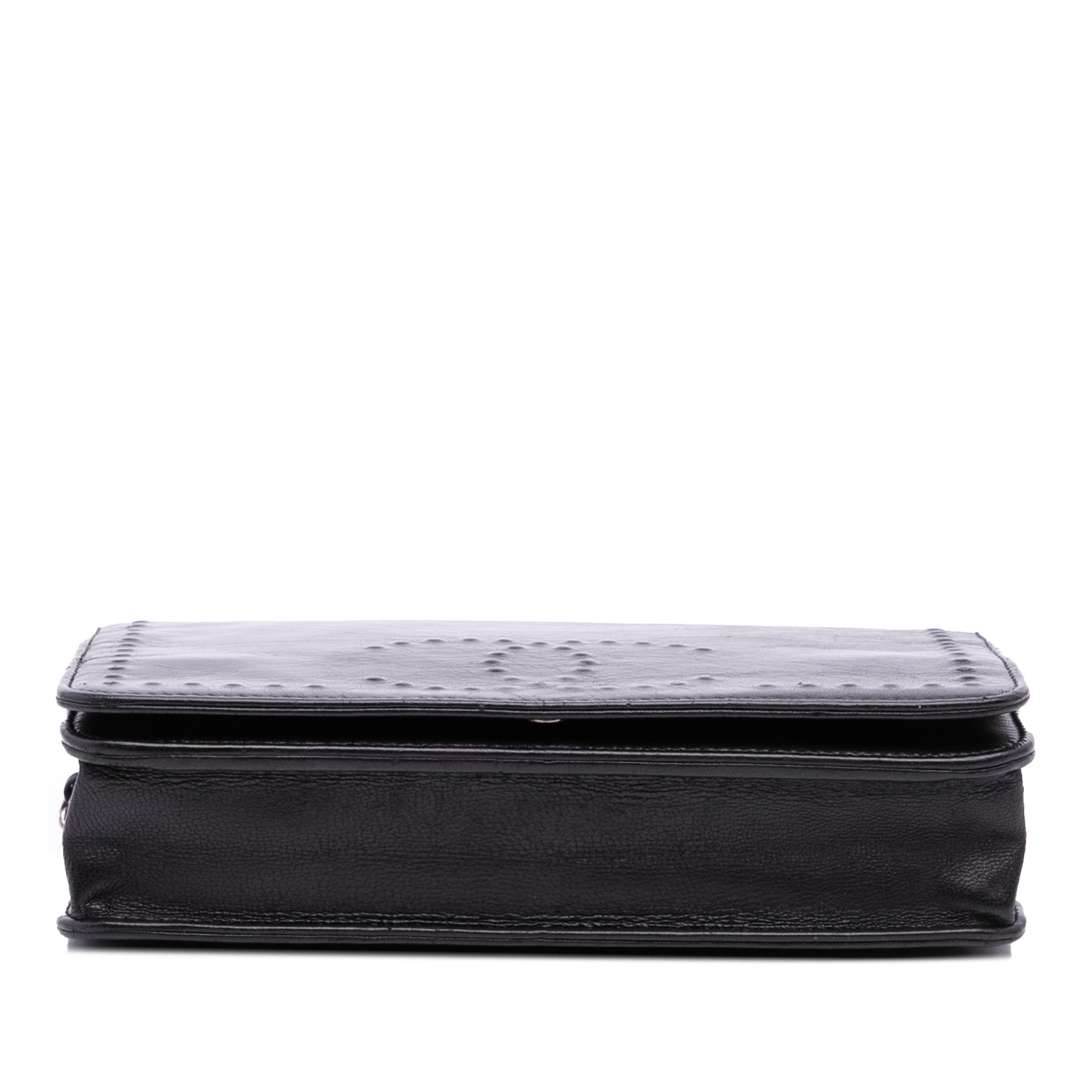 Chanel CC Embossed Lambskin Wallet on Chain - image 3