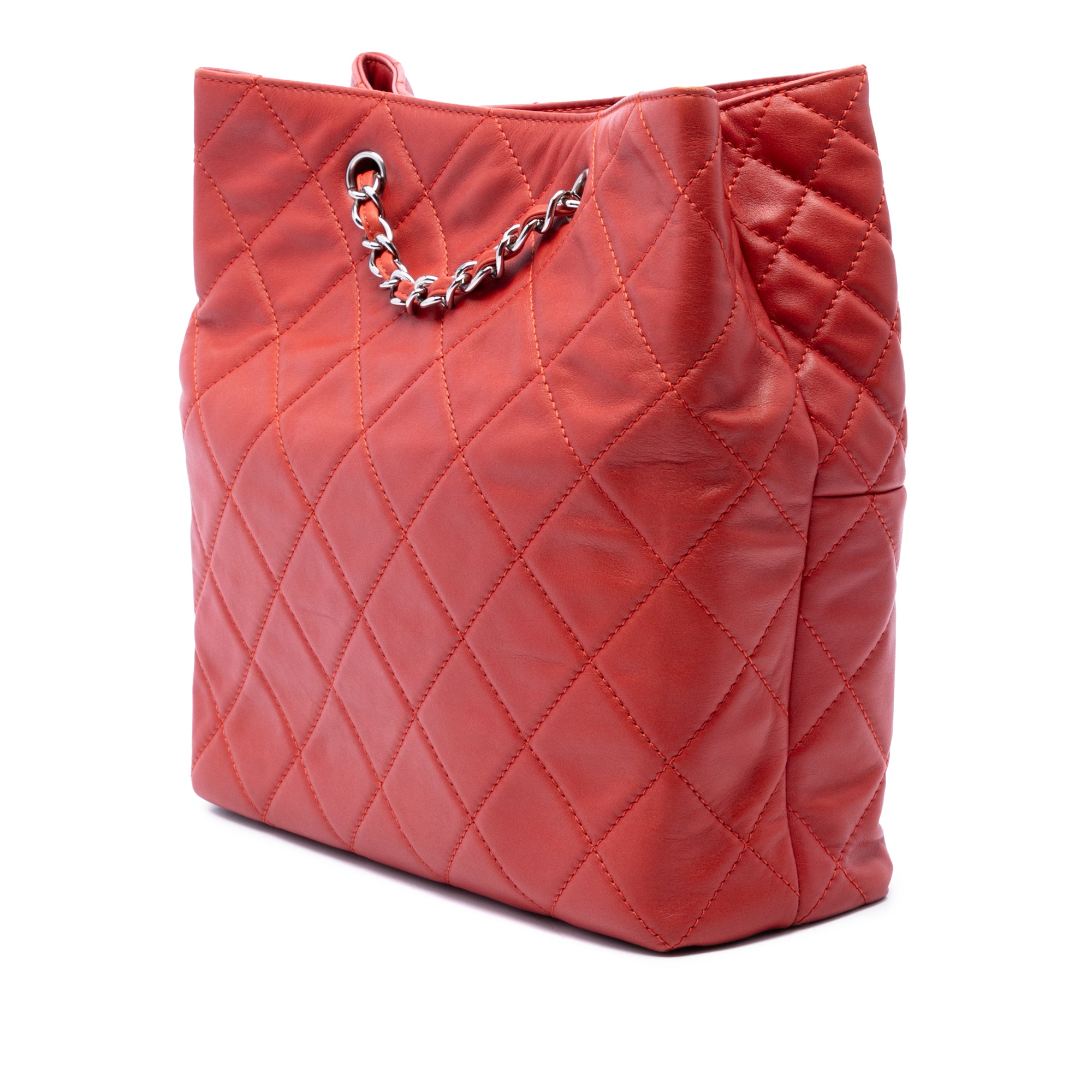 Chanel Quilted Lambskin In The Business North South Tote - image 2