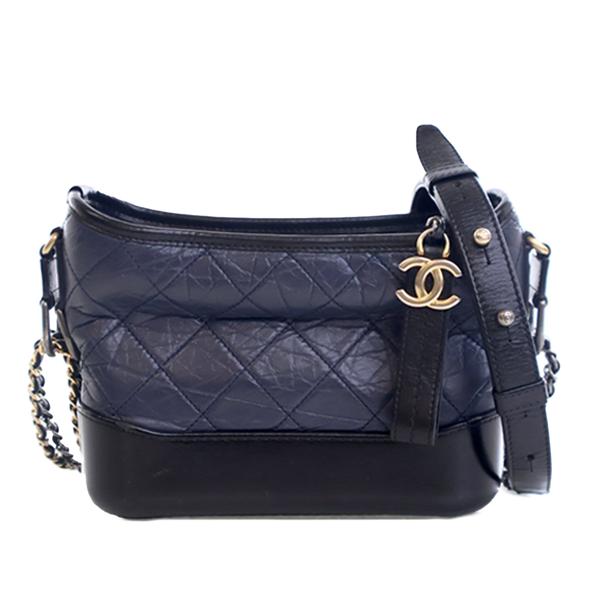 Chanel Small Bicolor Aged Calfskin Gabrielle Crossbody - image 1