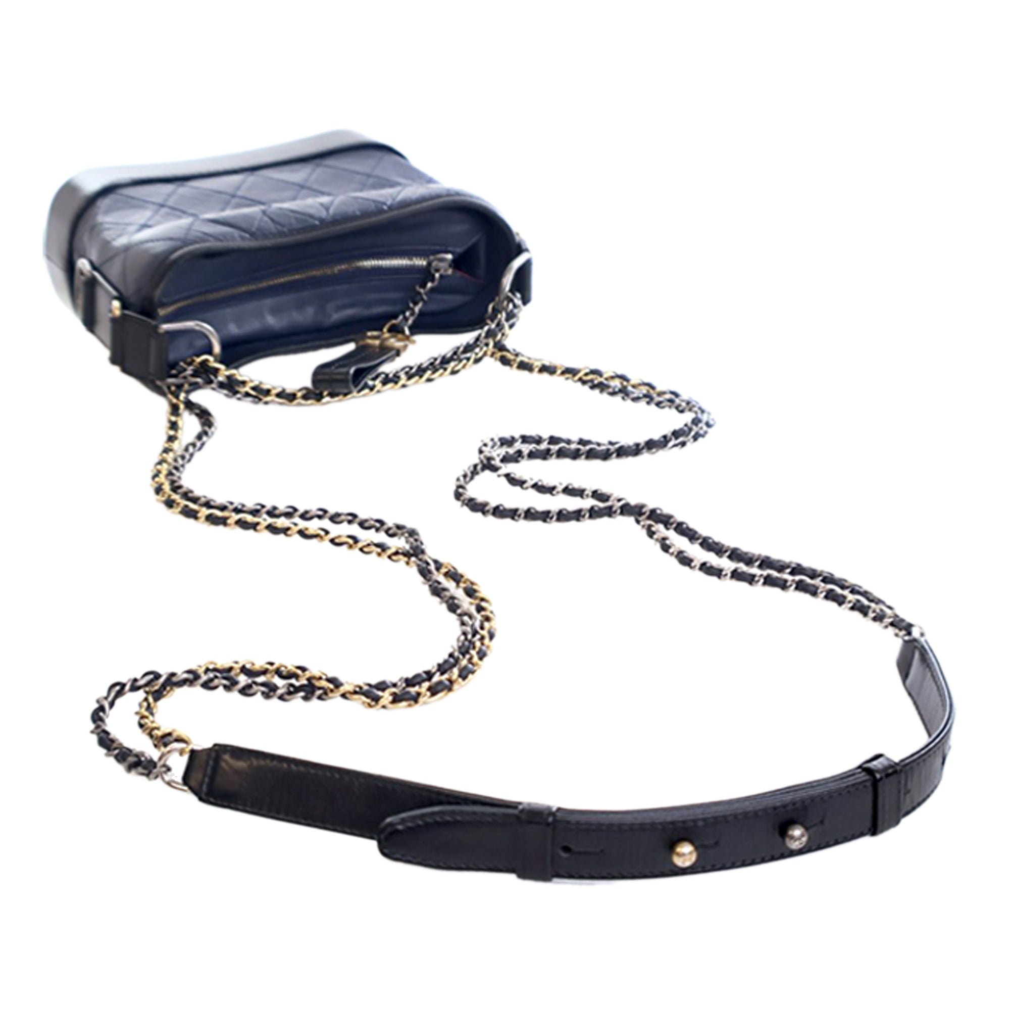 Chanel Small Bicolor Aged Calfskin Gabrielle Crossbody - image 14
